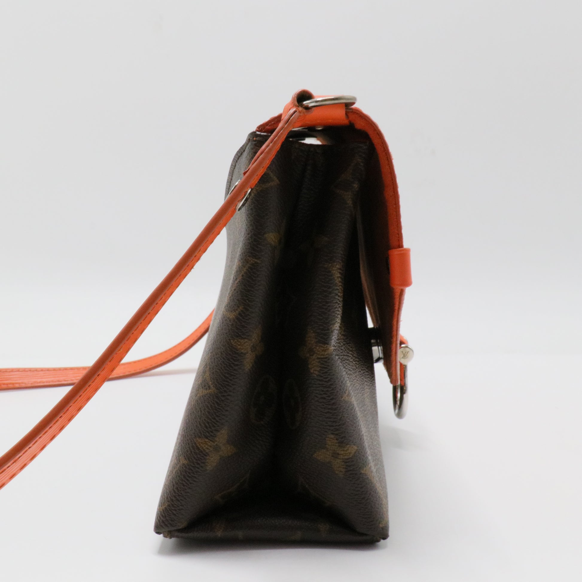 Saint Michel Handbag Monogram Canvas and Epi Leather