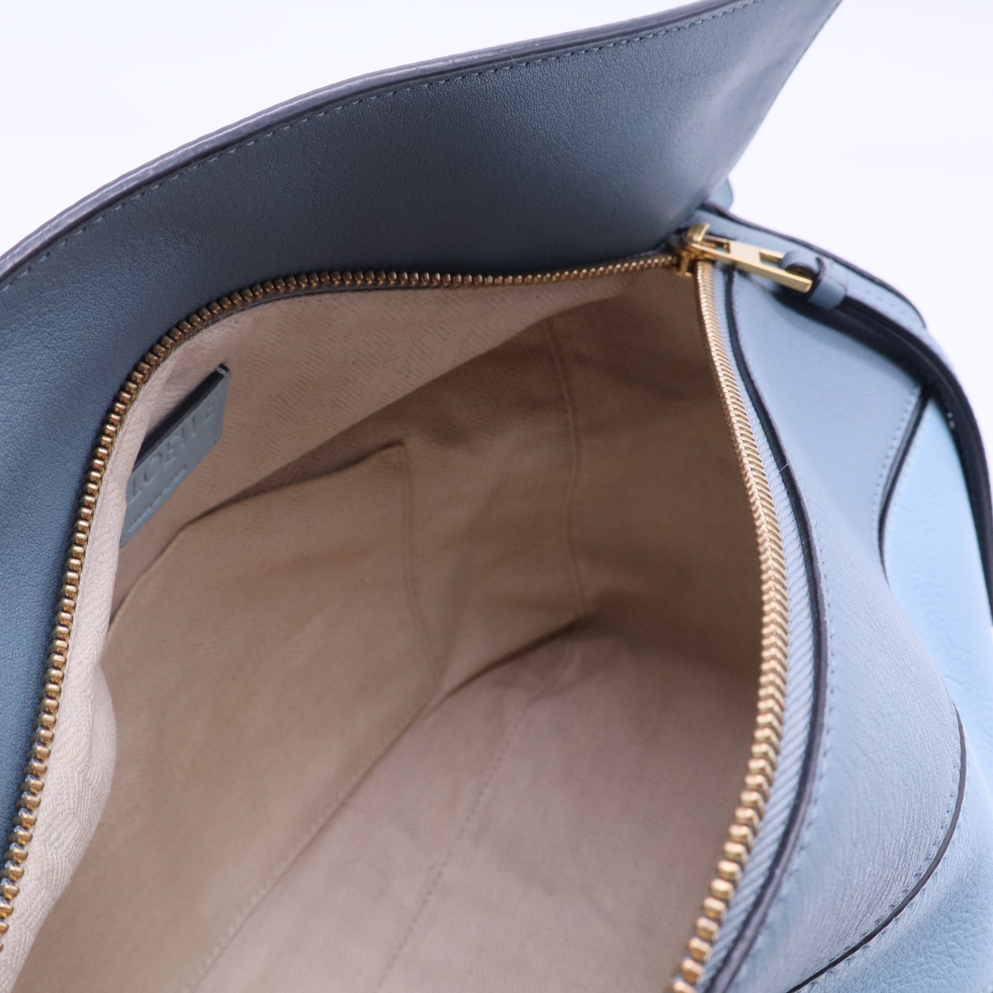 Puzzle Small Multi tone Blue Leather Crossbody Bag B20138