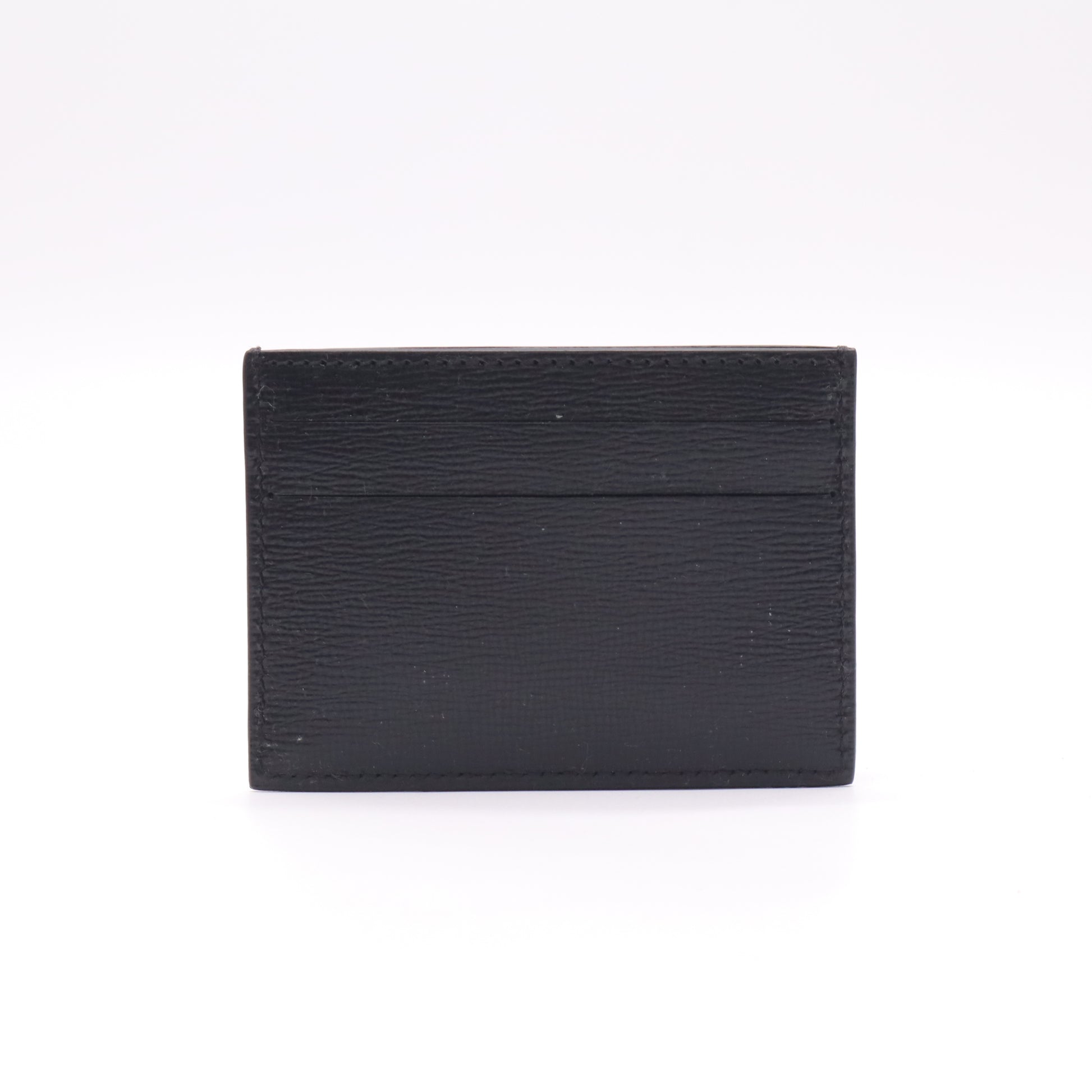 Black printed card holder W22620