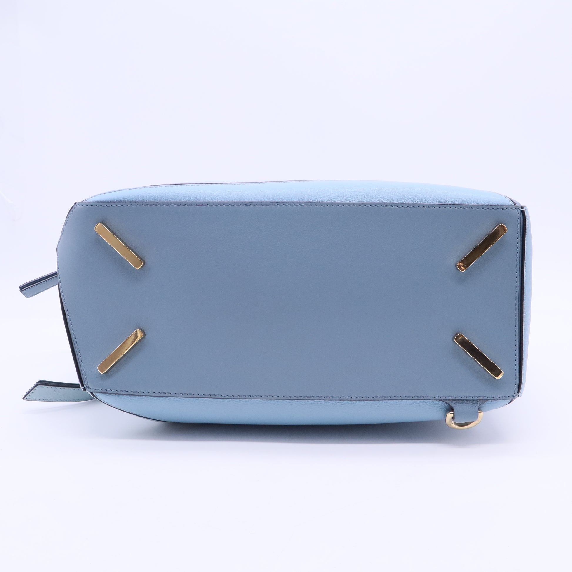 Puzzle Small Multi tone Blue Leather Crossbody Bag B20138