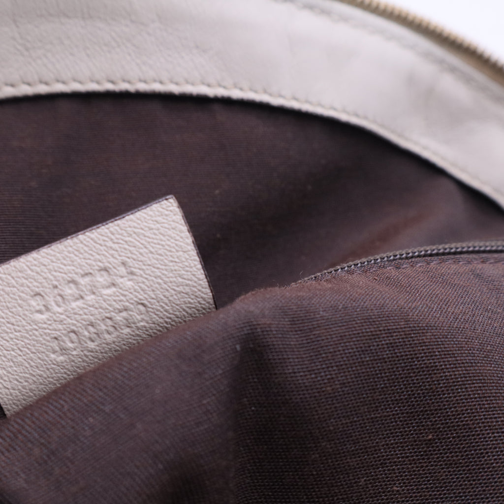 GG Canvas and Leather Sukey Boston Bag B20185