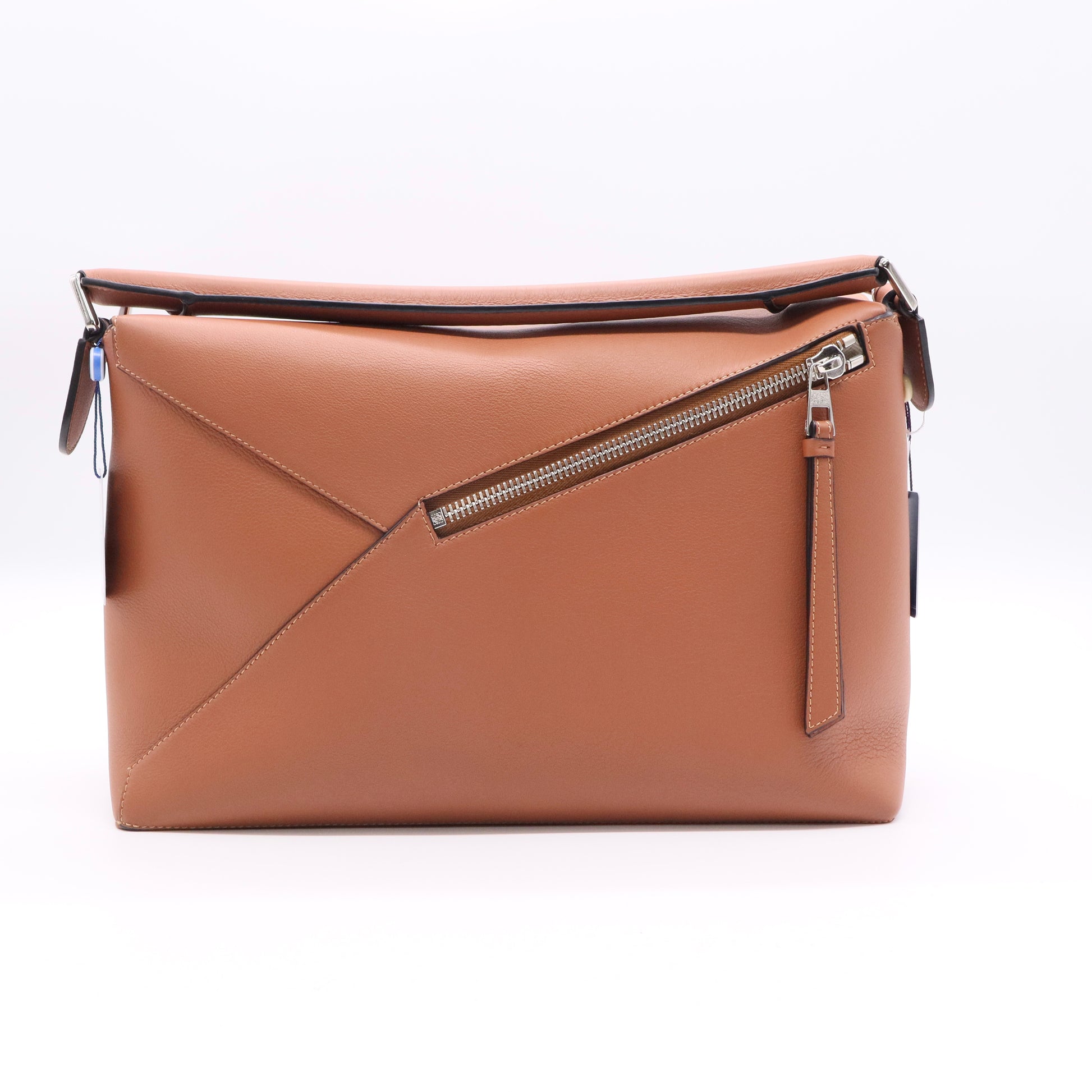 Puzzle Edge Bag Leather Large twins