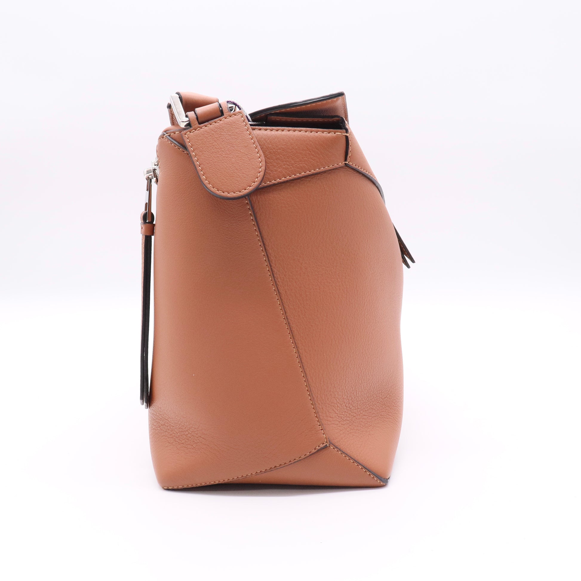 Puzzle Edge Bag Leather Large twins