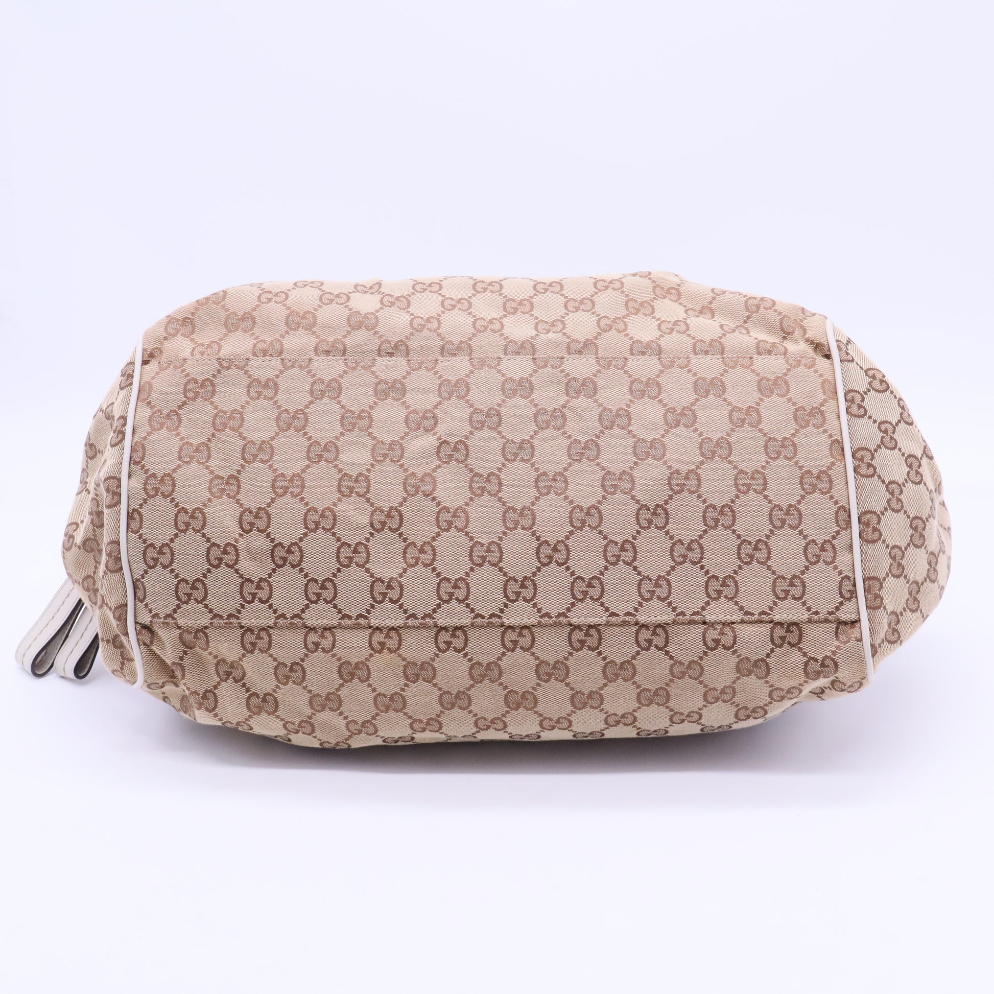 GG Canvas and Leather Sukey Boston Bag B20185