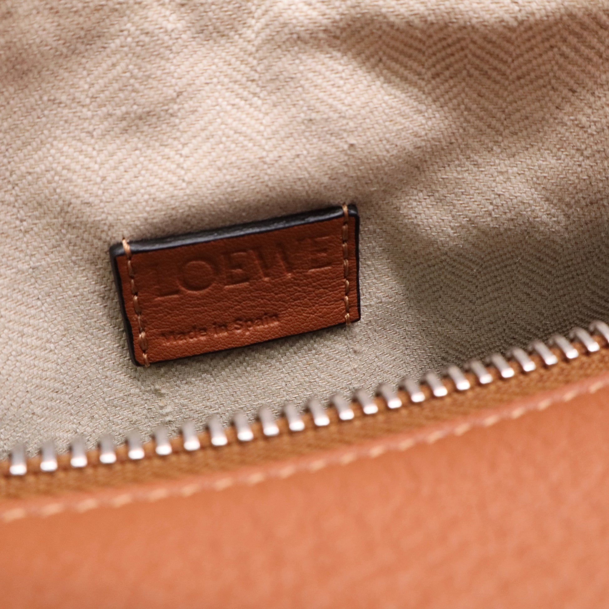 Puzzle Edge Bag Leather Large twins