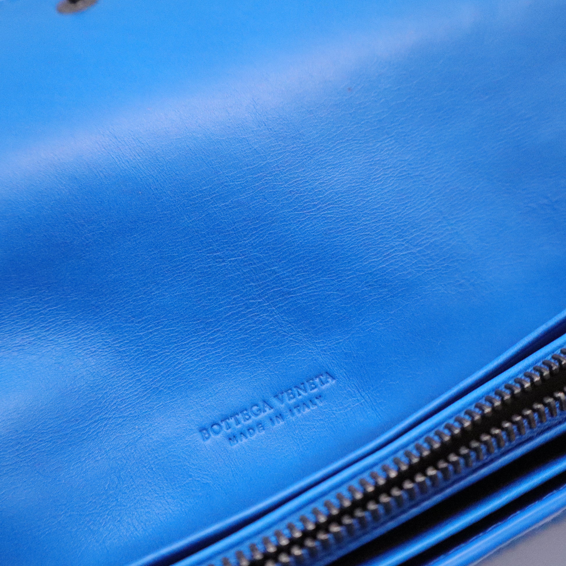 Intrecciato Leather Continental Wallet
