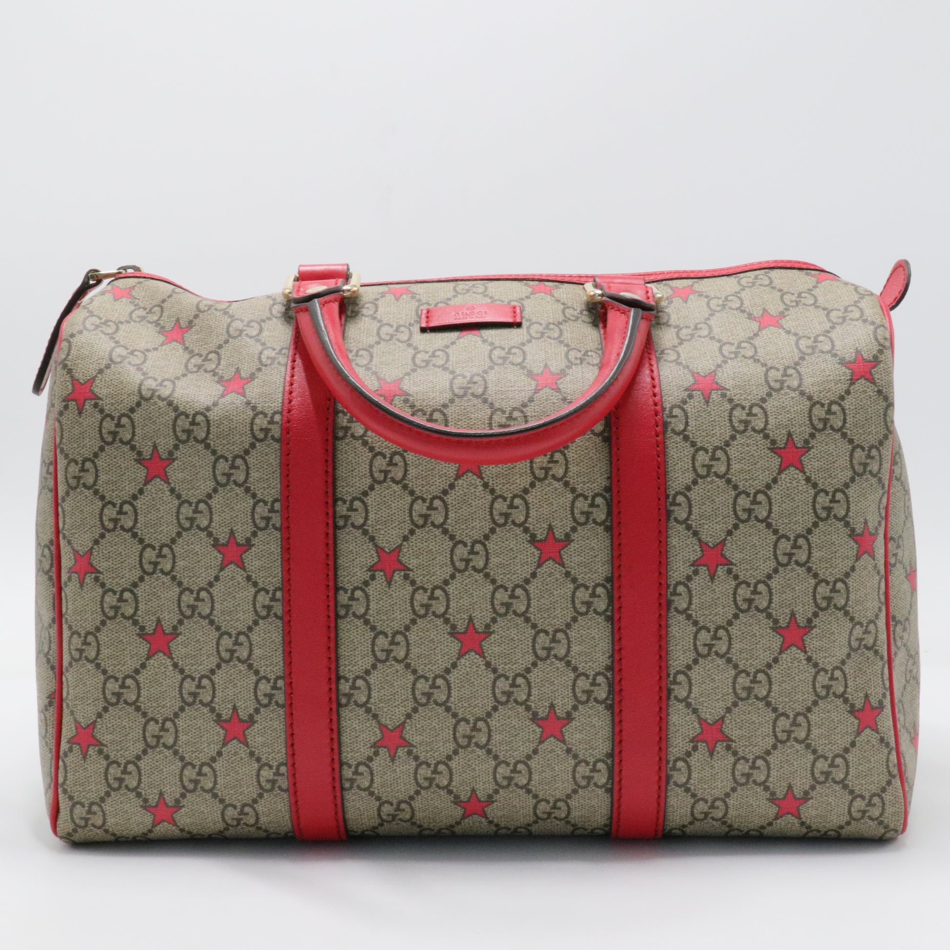 Joy Boston Bag Limited Edition GG Coated Canvas Medium