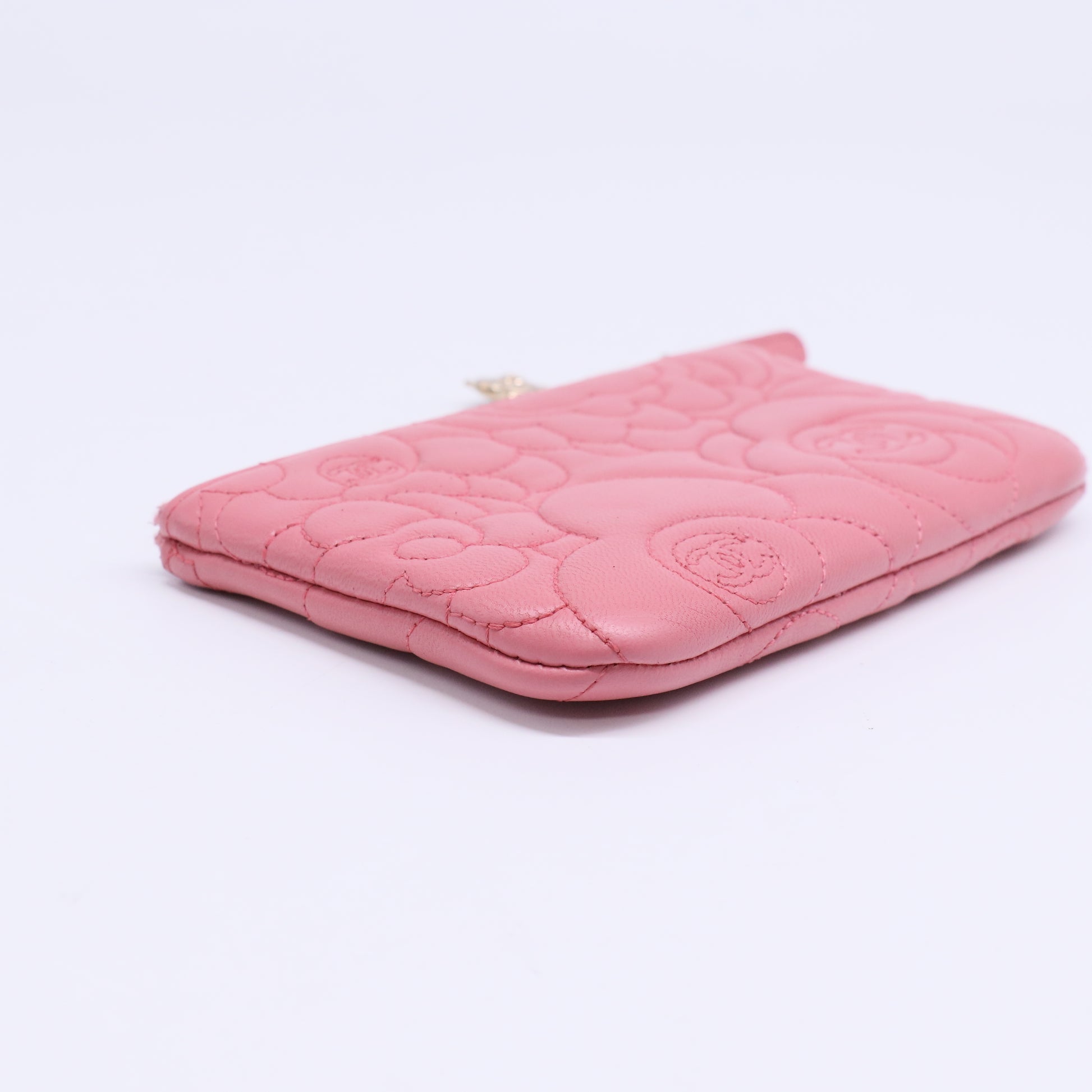 Embossed Camellia Pouch Bag  W20406