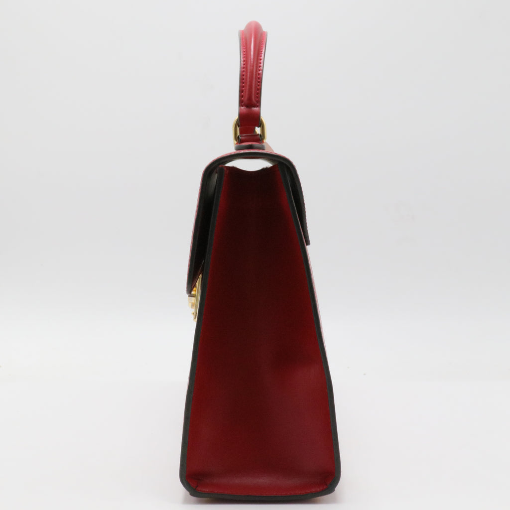 Padlock Top Handle Bag Guccissima Leather Medium