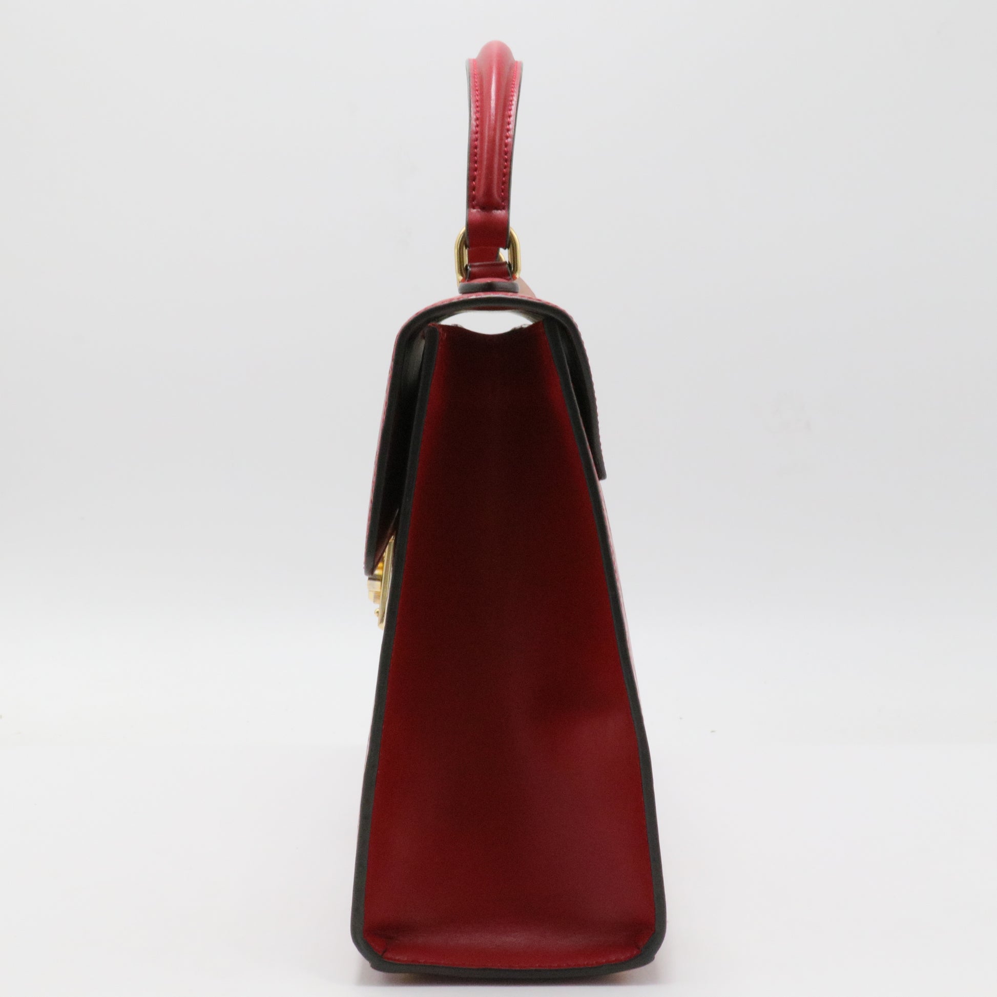 Padlock Top Handle Bag Guccissima Leather Medium