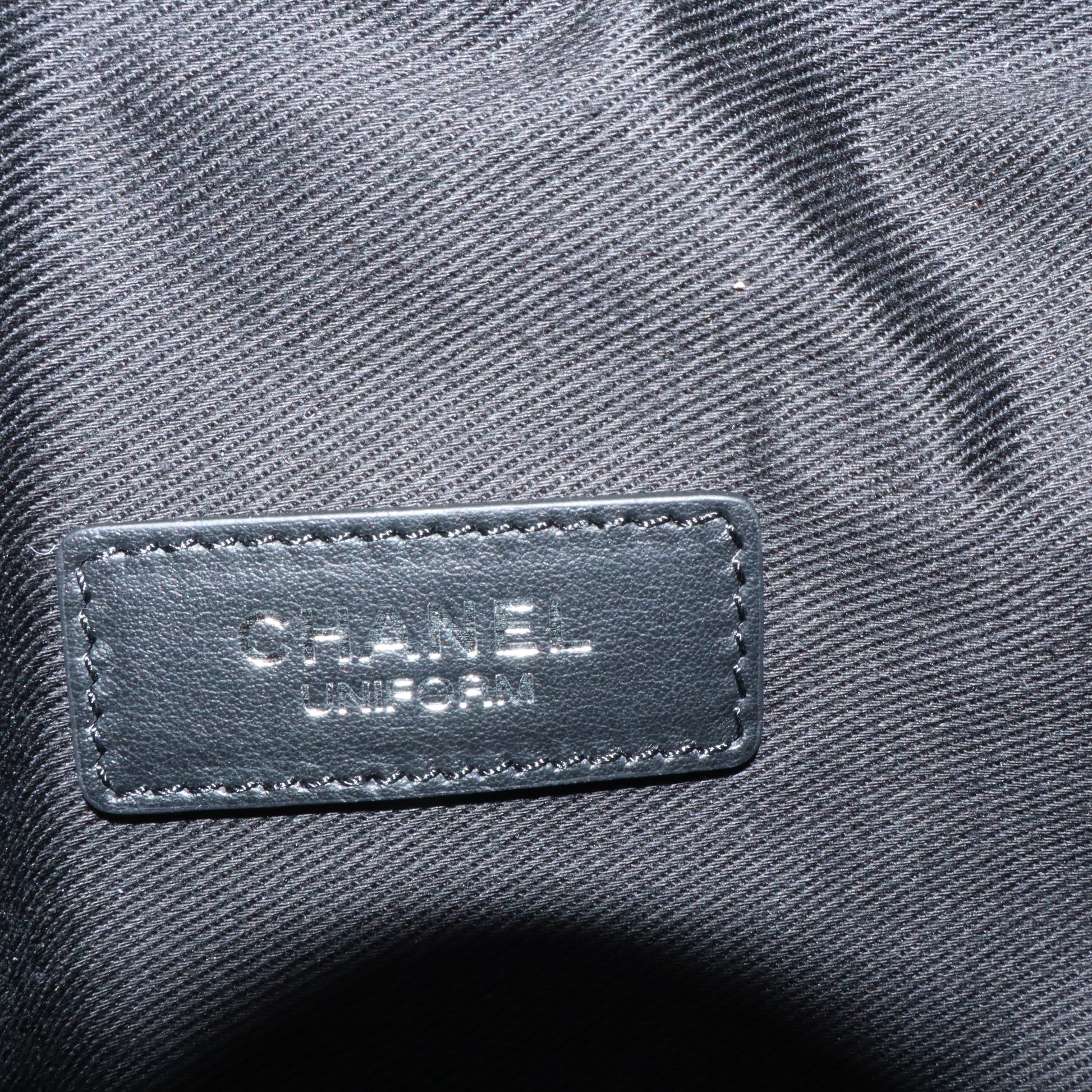 Calfskin Quilted Uniform Waist Belt Bag Black B21324