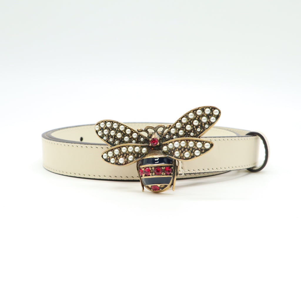 Gucci Queen Margaret Leather Belt W21678