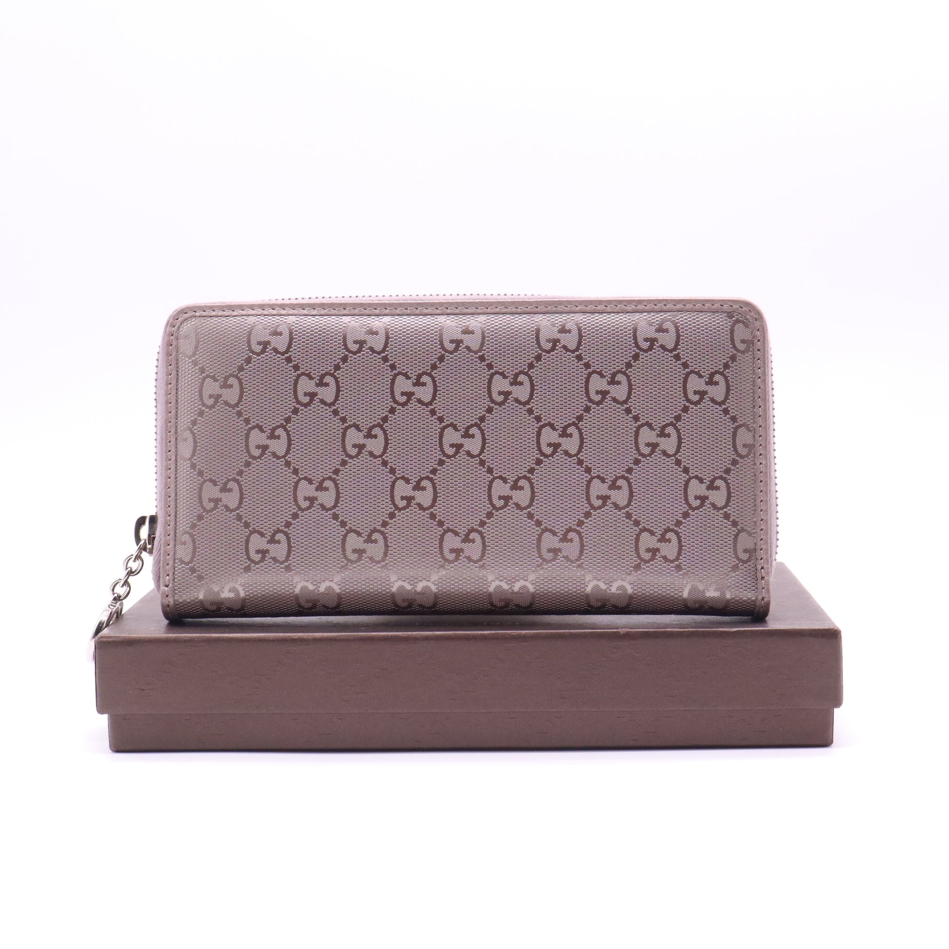 Gucci GG Imprime Zip Around Wallet W21475