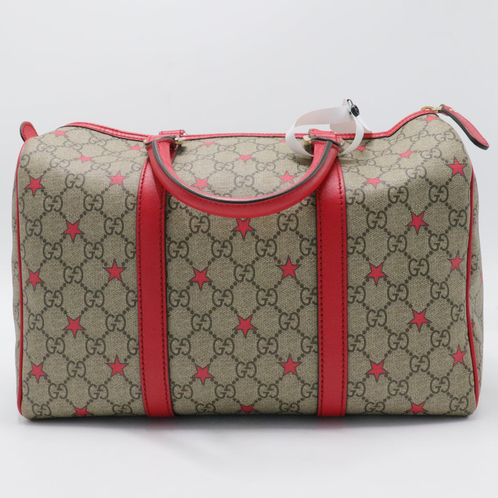 Joy Boston Bag Limited Edition GG Coated Canvas Medium