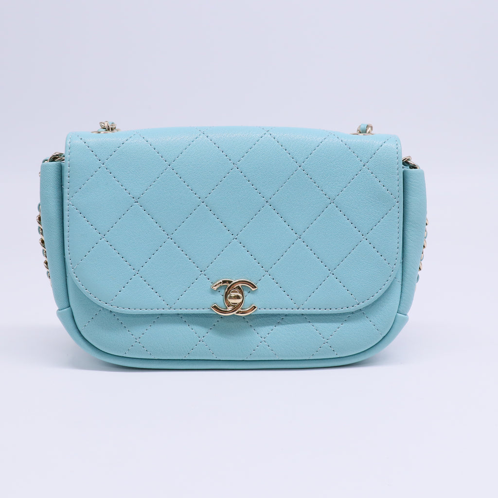 Quilted Flap Shoulder Bag Flap Bag  B20292