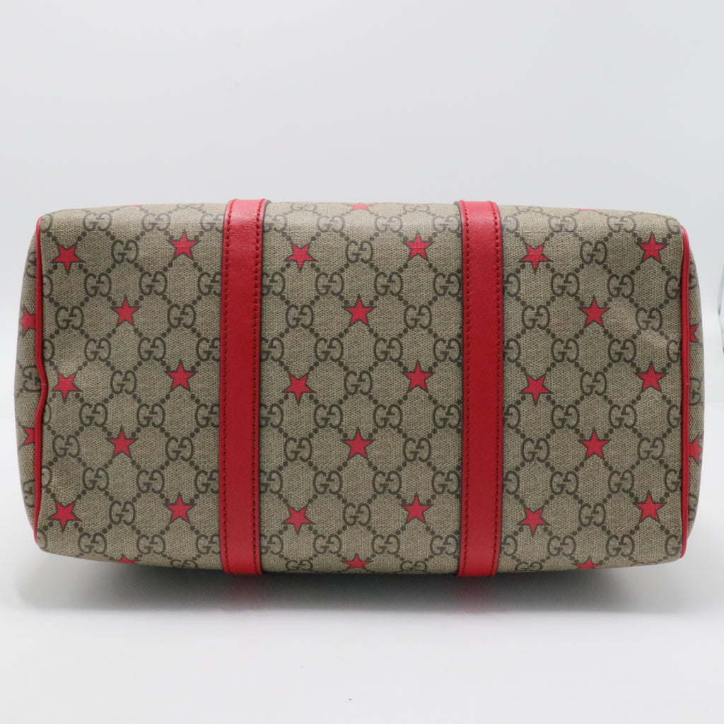 Joy Boston Bag Limited Edition GG Coated Canvas Medium