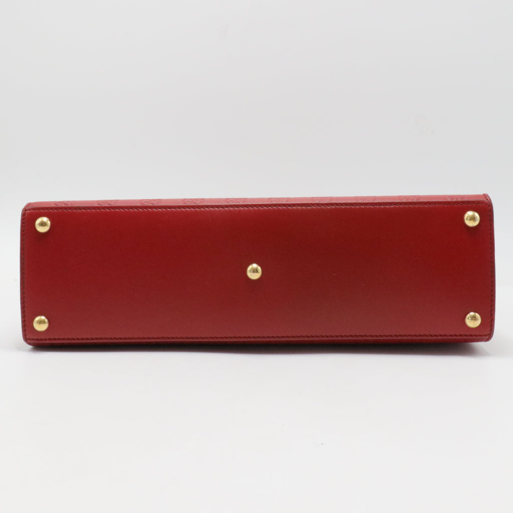 Padlock Top Handle Bag Guccissima Leather Medium