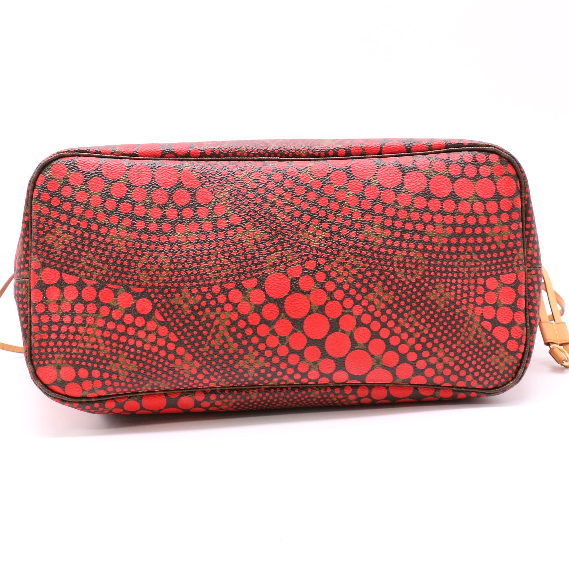 Louis Vuitton x Yayoi Kusama Neverfull MM Monogram Waves Red Tote Bag twins LDZ422
