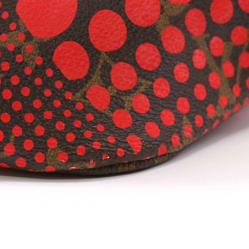 Louis Vuitton x Yayoi Kusama Neverfull MM Monogram Waves Red Tote Bag twins LDZ422