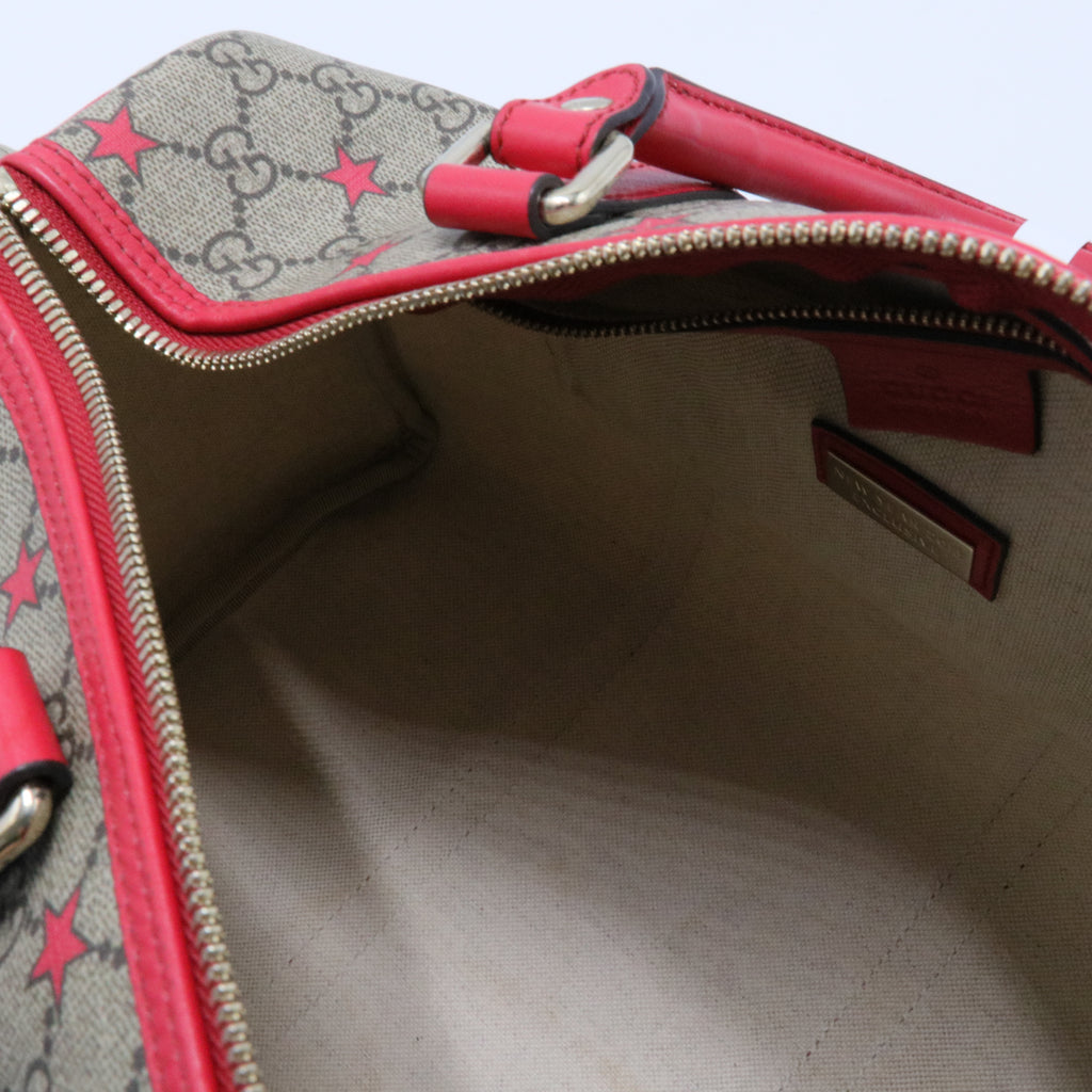 Joy Boston Bag Limited Edition GG Coated Canvas Medium
