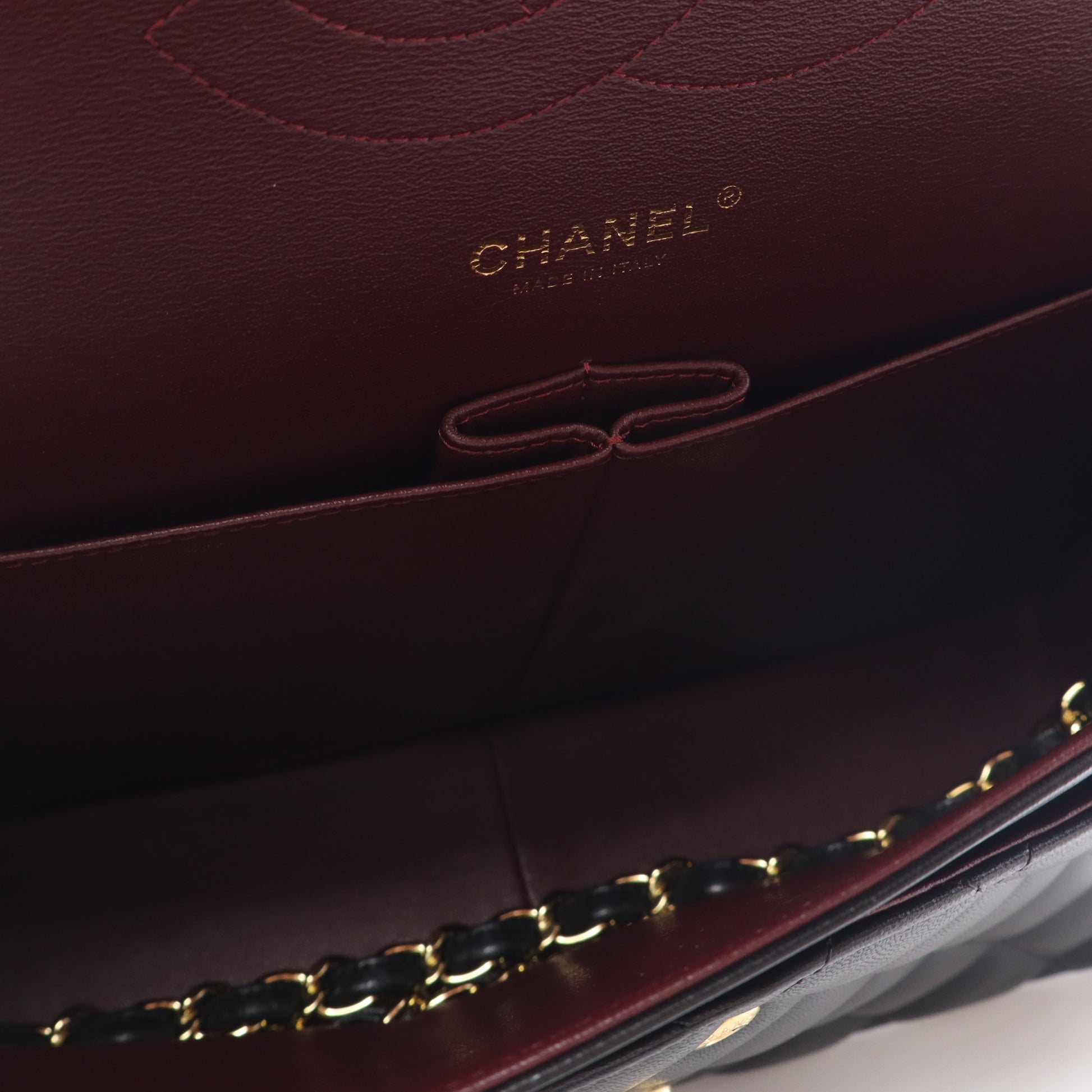 Chanel Timeless Double Flap Bag Jumbo Black Twins B23977