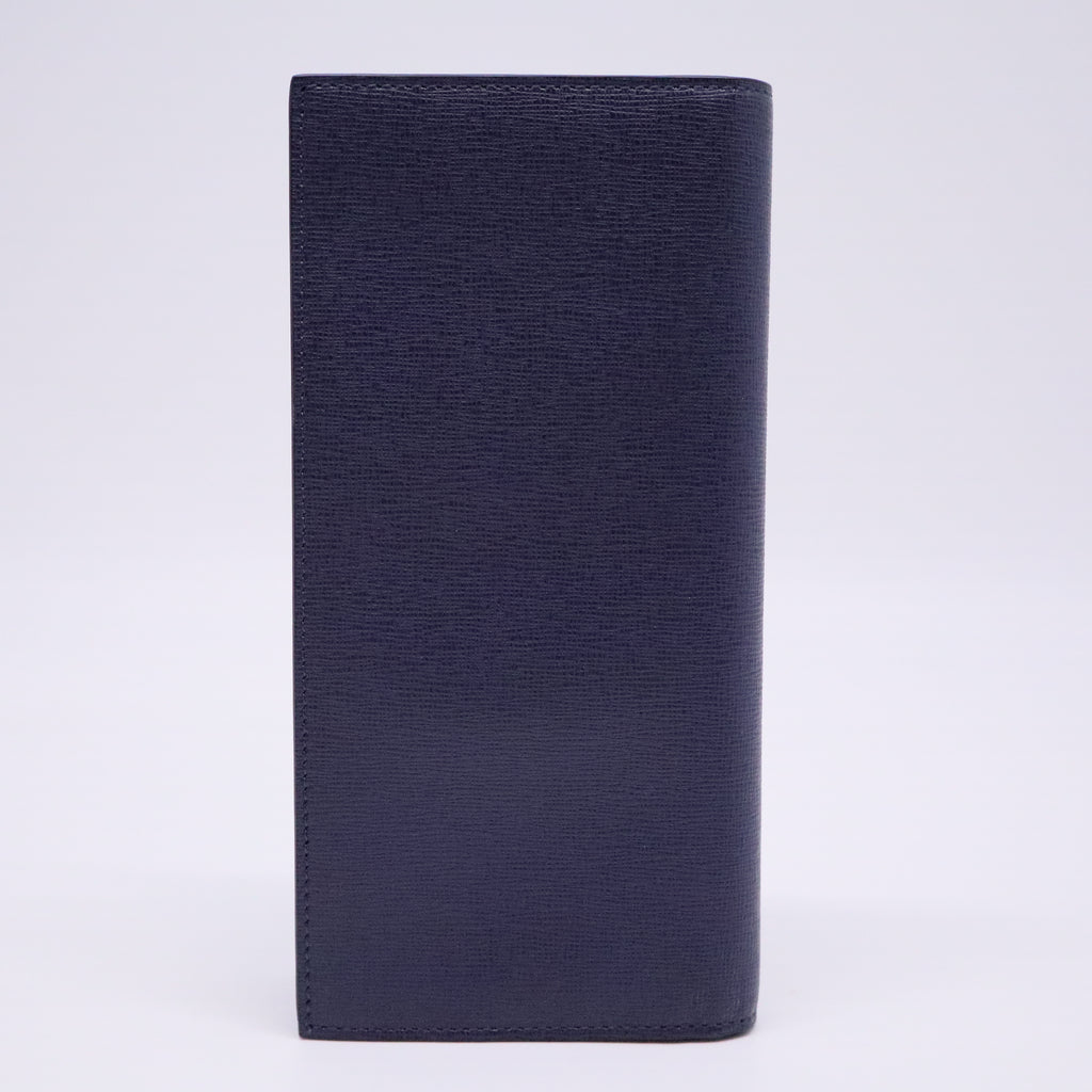 Long Bifold Wallet in Saffiano Leather