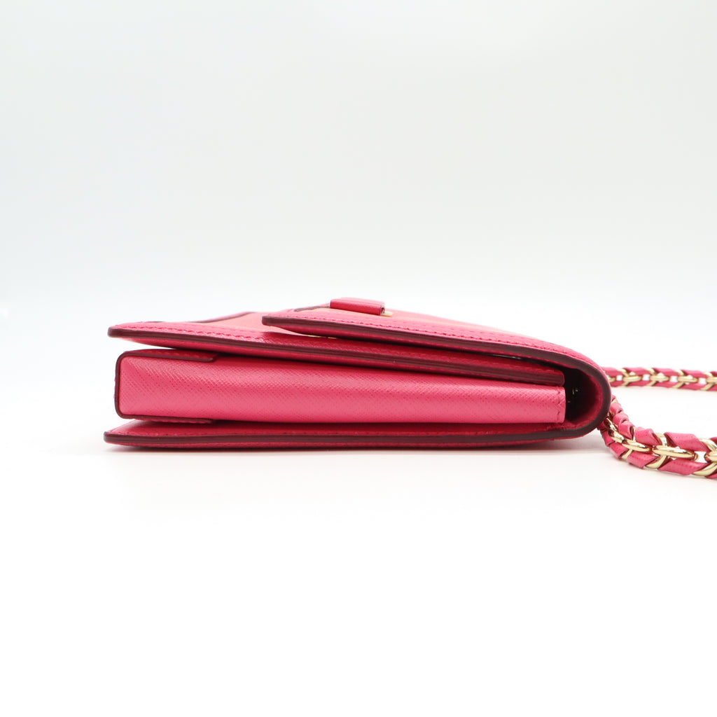 SALVATORE FERRAGAMO PINK VARA BOW crossbody bag B22382