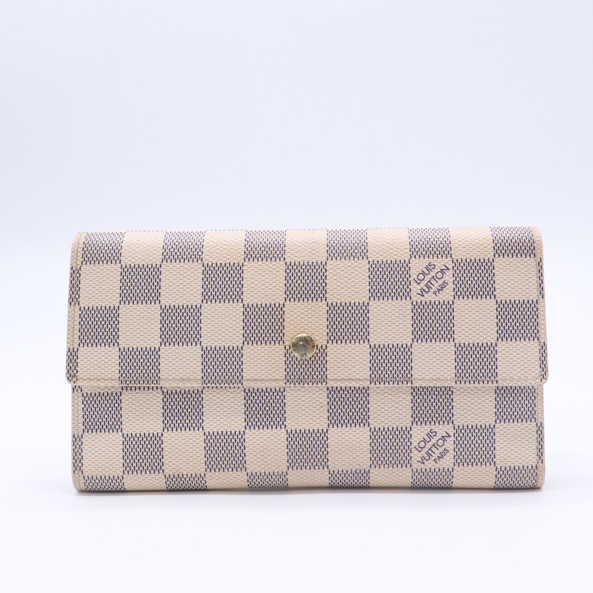Louis Vuitton Damier Azur Sarah Wallet twins LDZ1015
