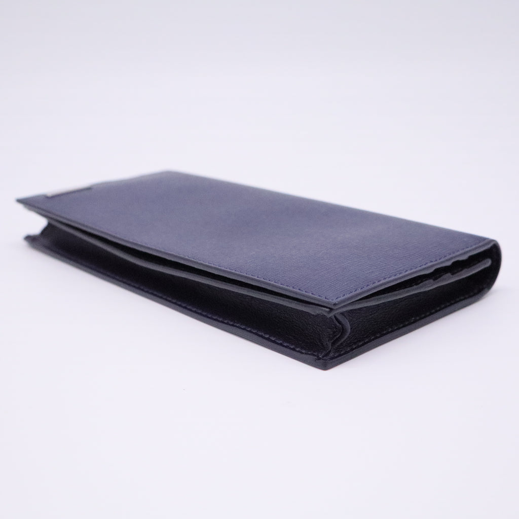 Long Bifold Wallet in Saffiano Leather