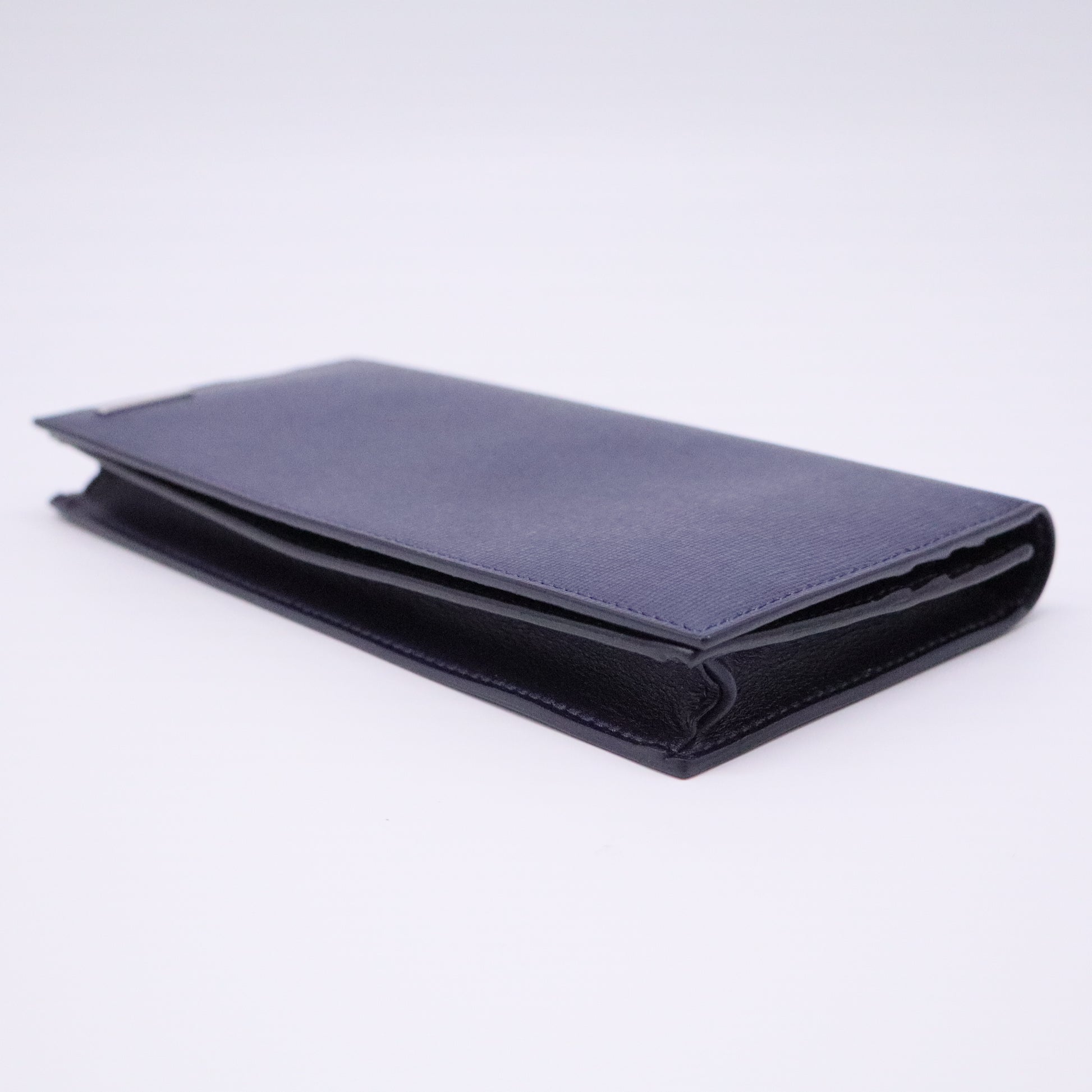 Long Bifold Wallet in Saffiano Leather