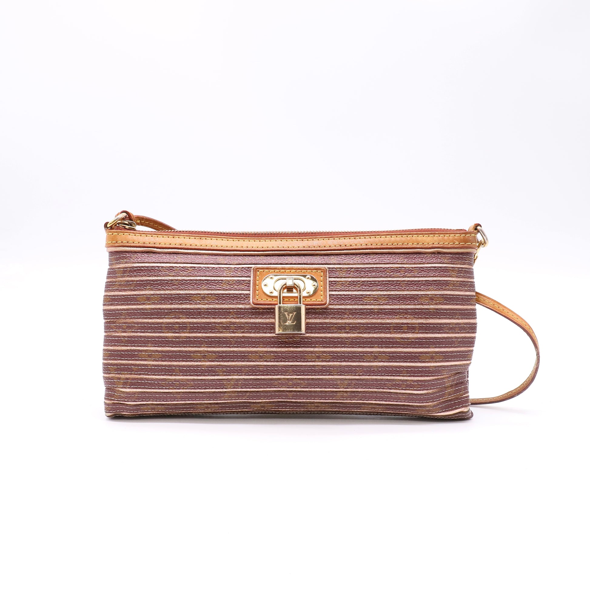Louis Vuitton Limited Edition Eden Zoe Striped Monogram Lambskin Shoulder Bag Twins LDZ429