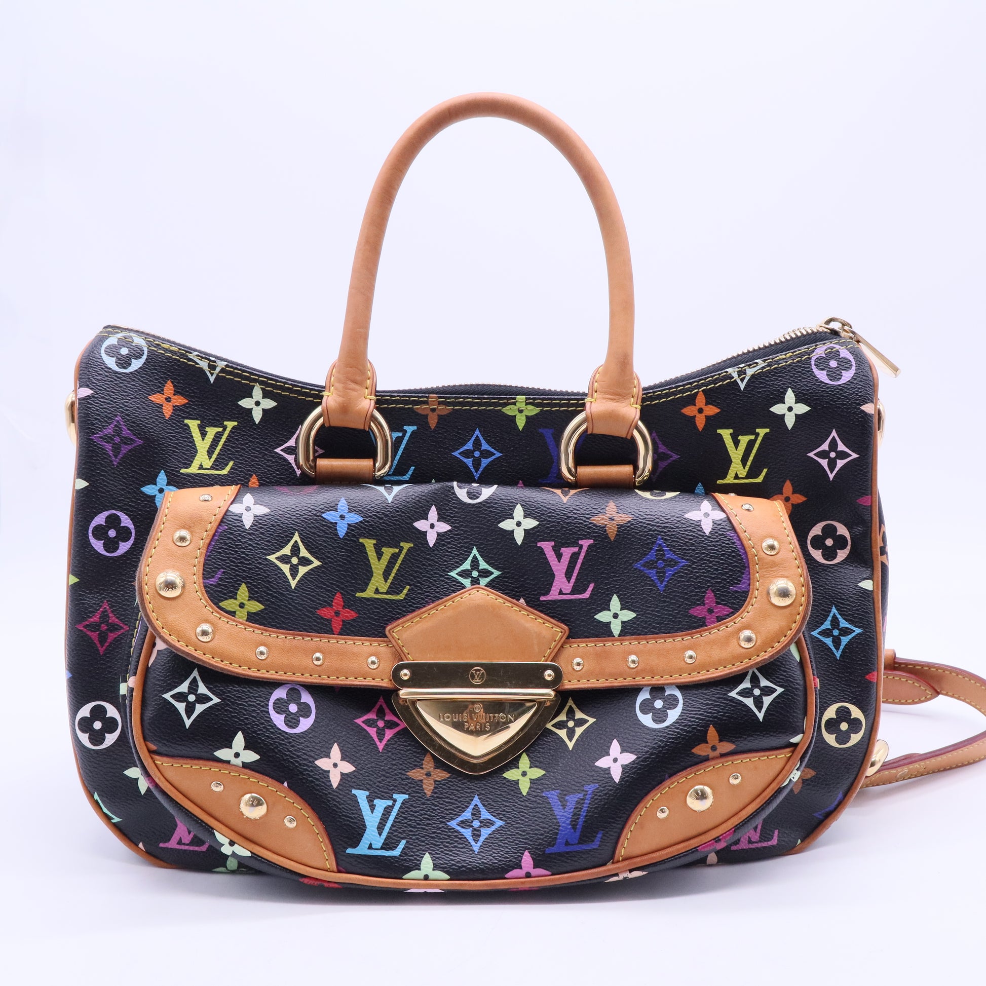 Monogram Multicolor Rita Black B20054