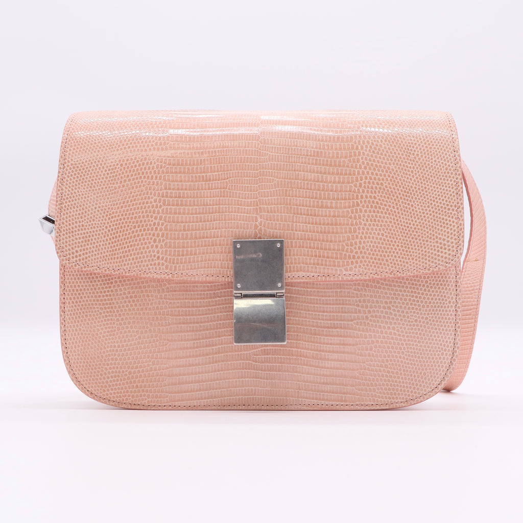 Classic Box Bag Lizard Medium twins