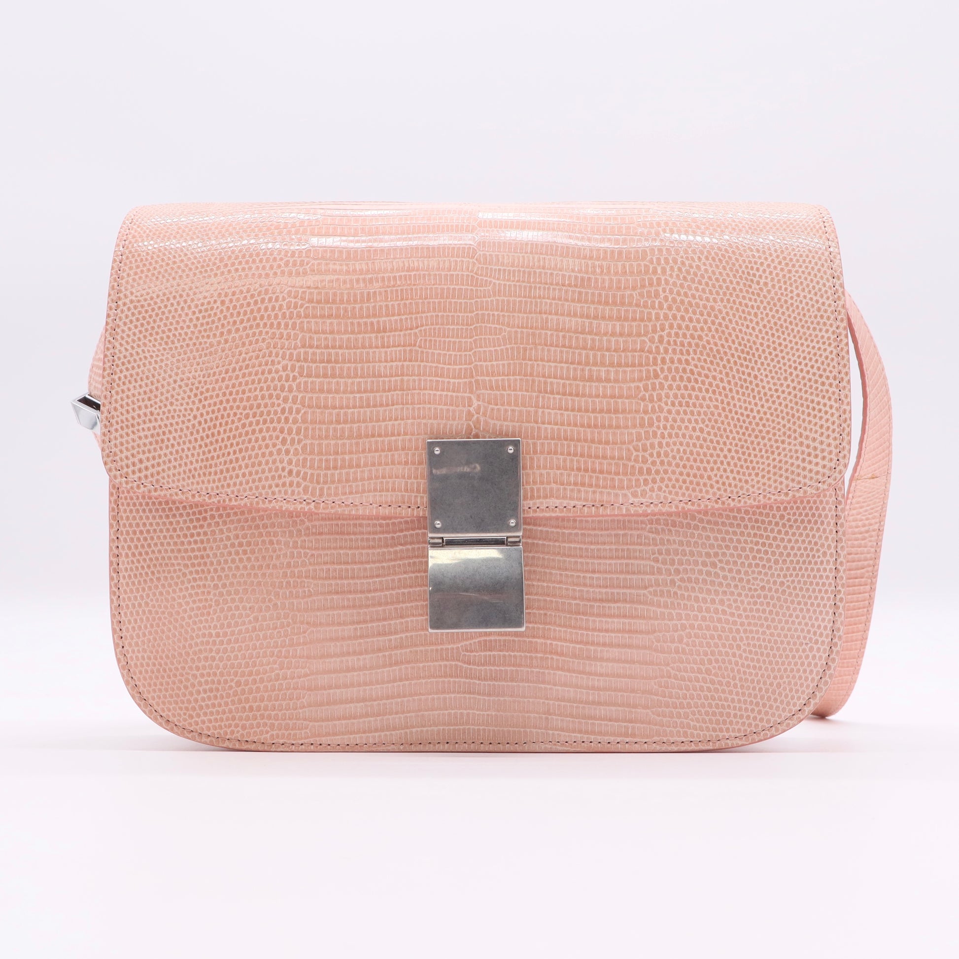 Classic Box Bag Lizard Medium twins