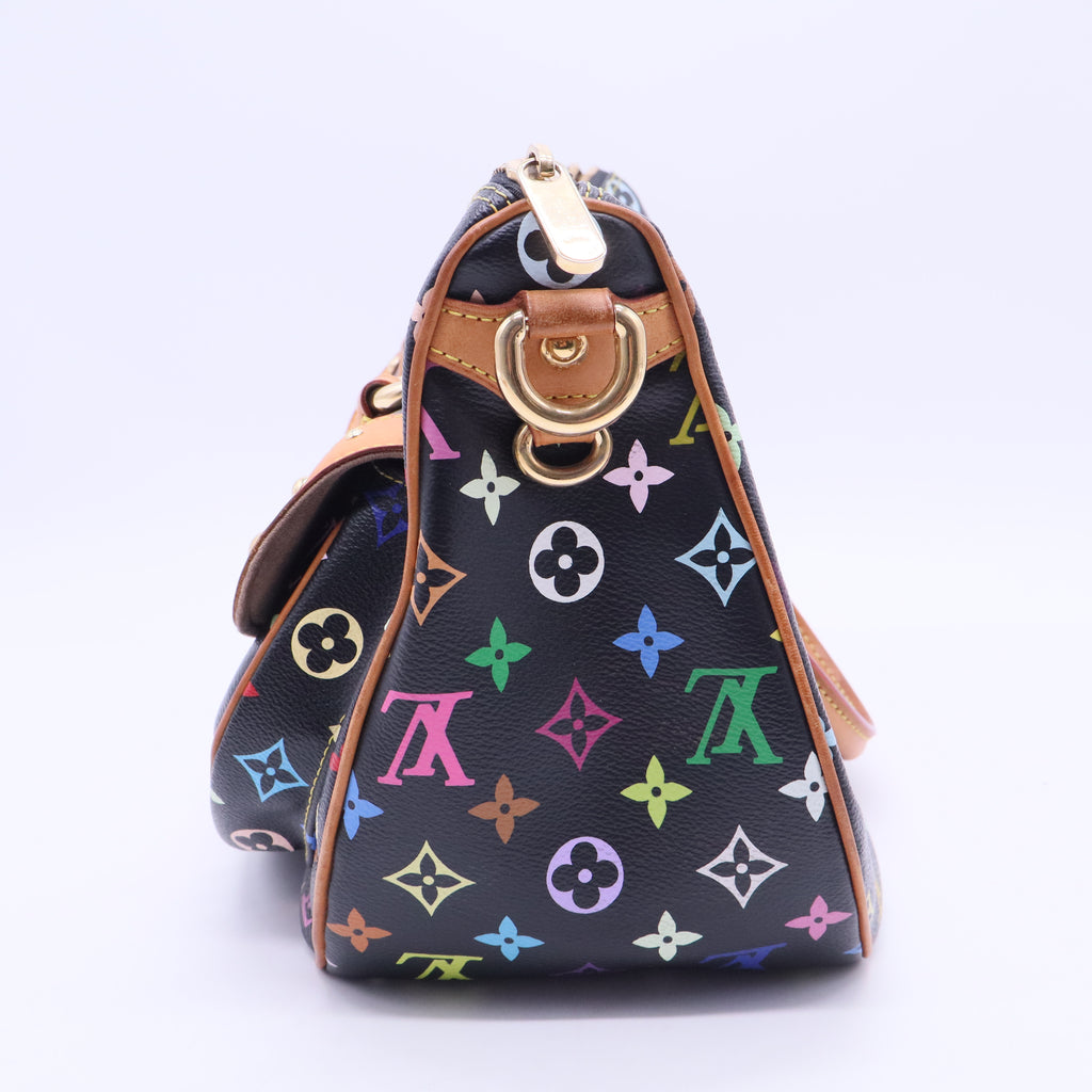 Monogram Multicolor Rita Black B20054