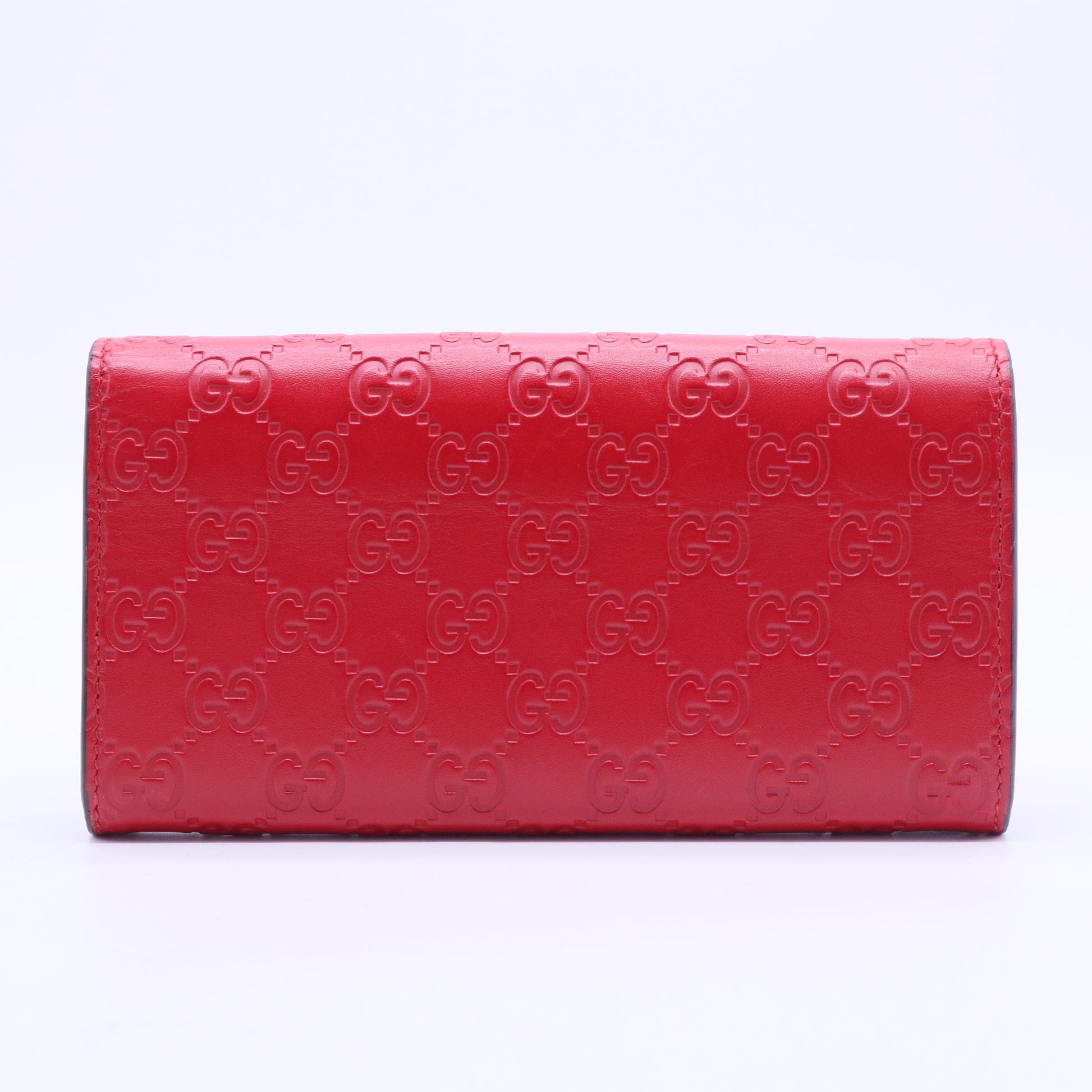 Signature Wallet on Chain Guccissima Leather W20368