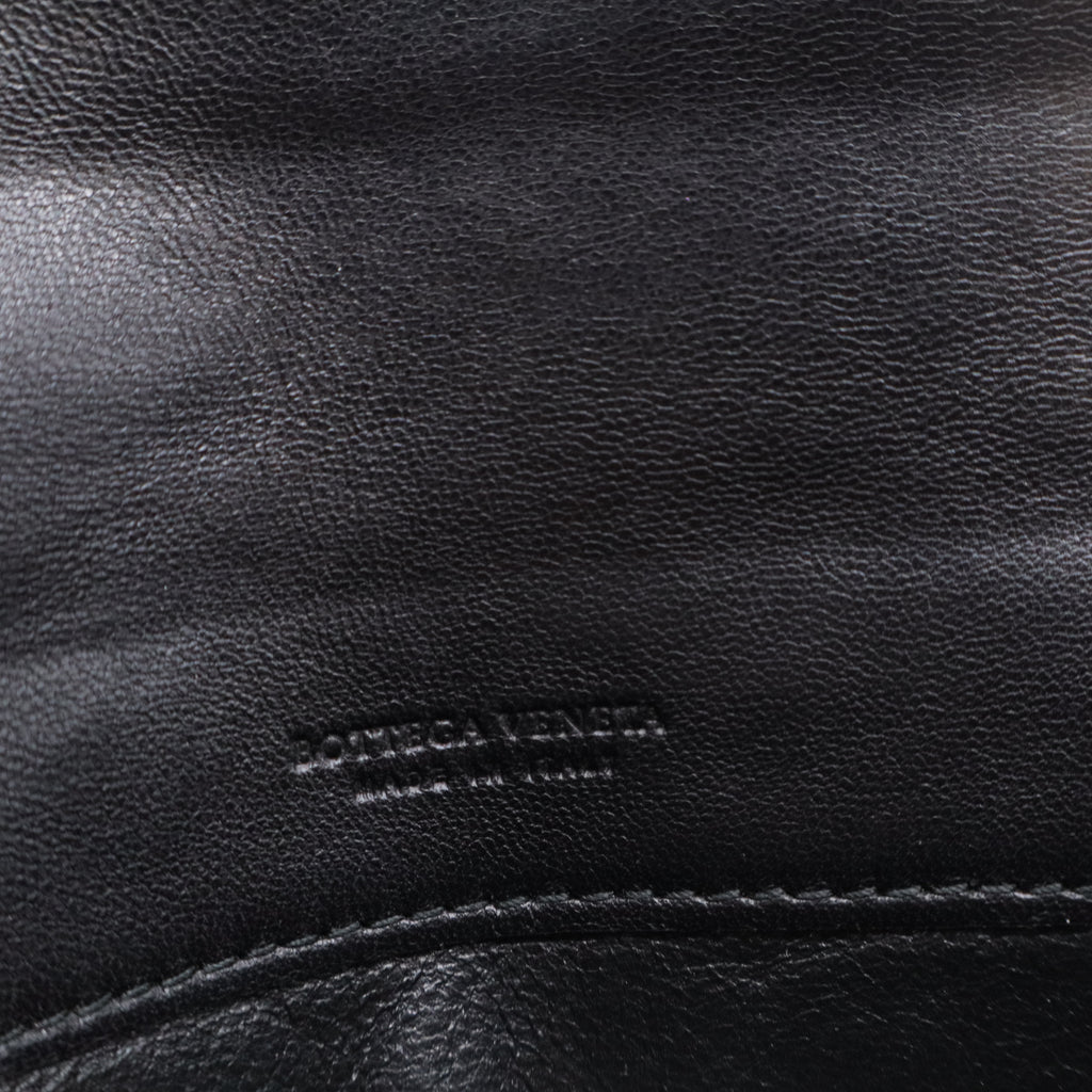 Cervo Intrecciato Continental Flap Wallet Gunmetal