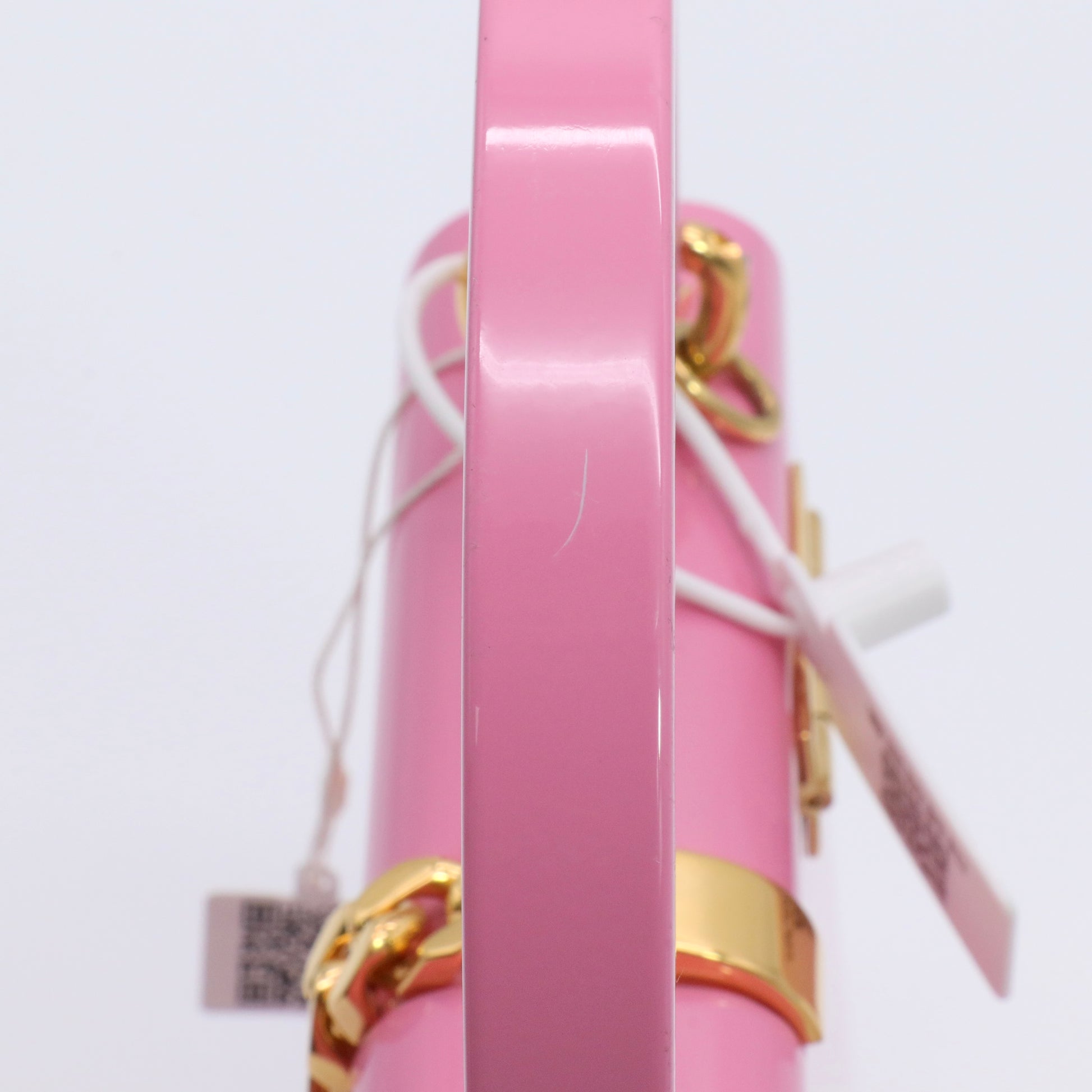 Plexiglass Mini Sylvie 1969 Top Handle Bag Pink twins