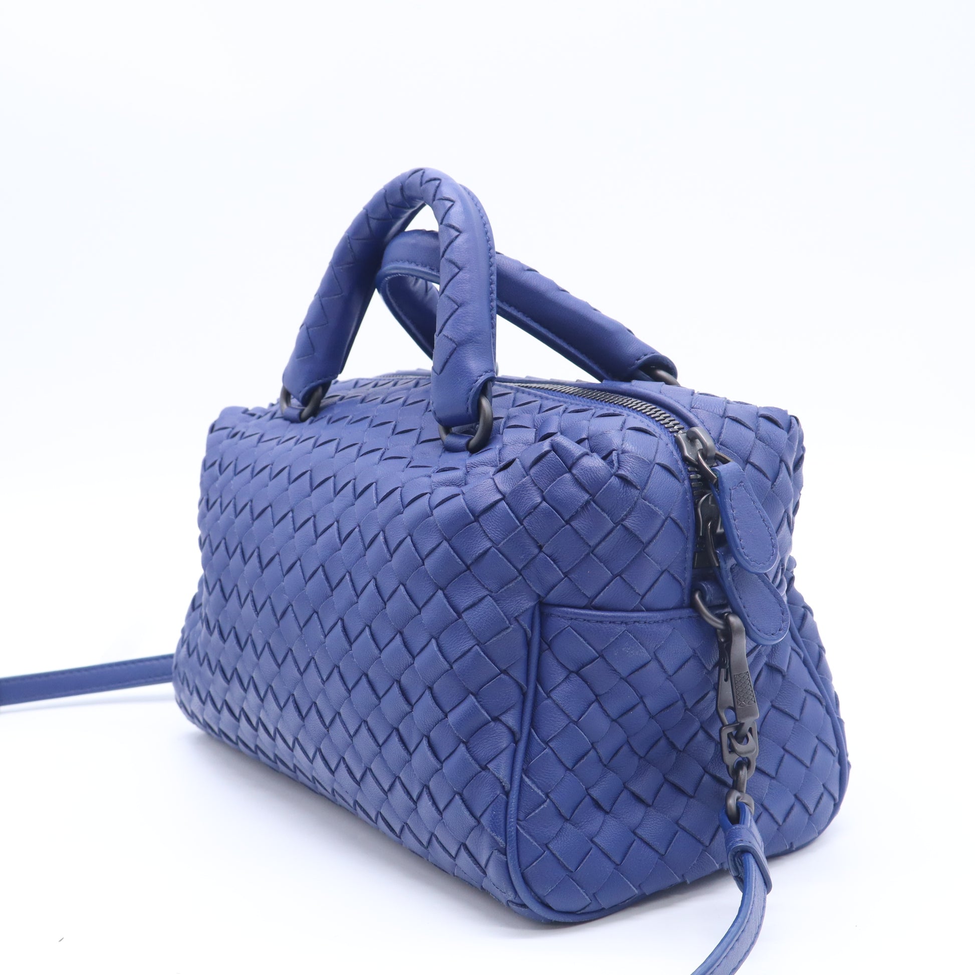 Convertible Boston Bag Intrecciato Nappa Small Twins B24056