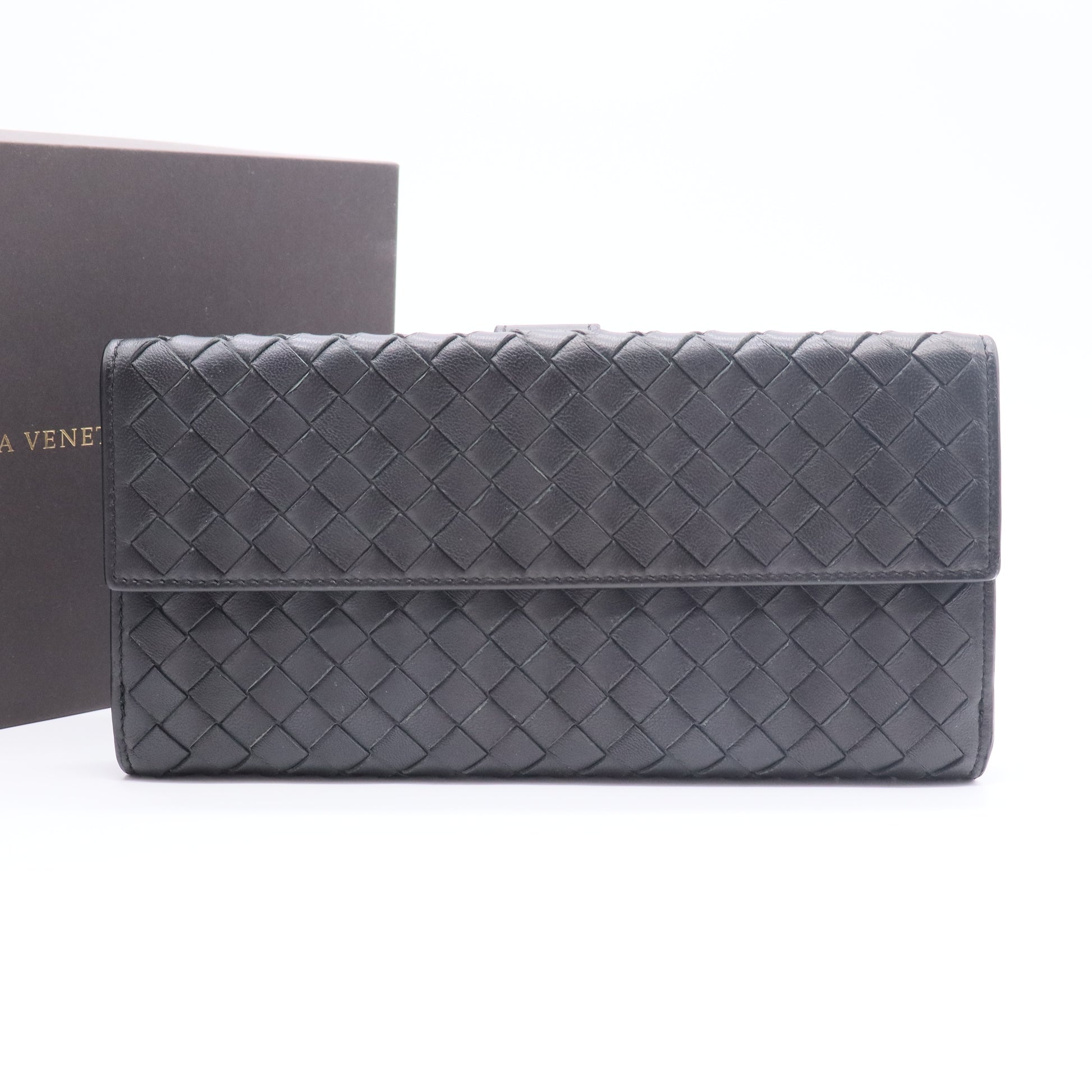Intrecciato Long Wallet
