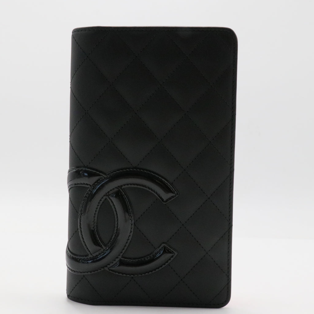 Cambon Bifold Wallet Quilted Lambskin Long