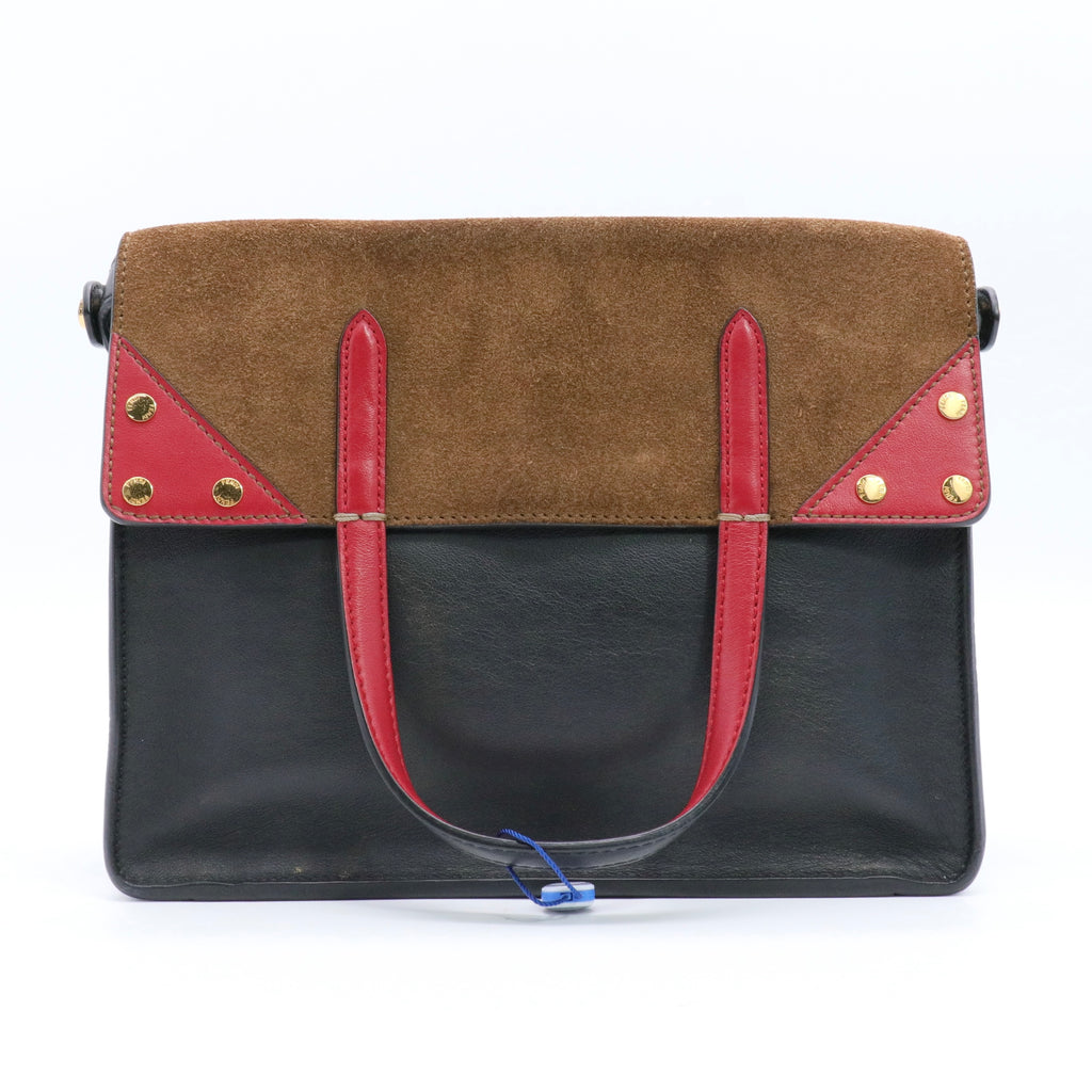 Flip Grace Convertible Tote Leather with Suede Medium twins