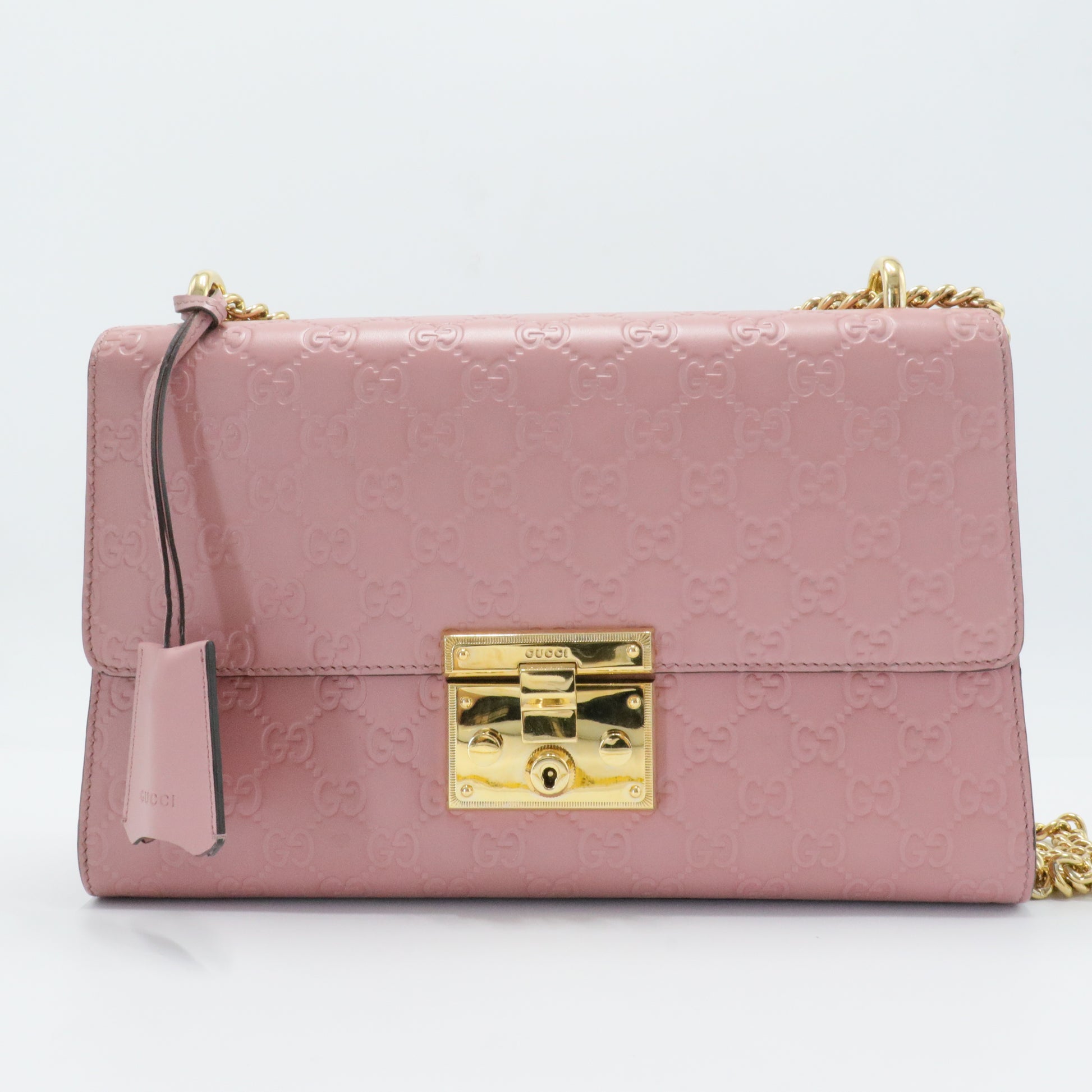 Padlock Shoulder Bag Guccissima Leather Medium