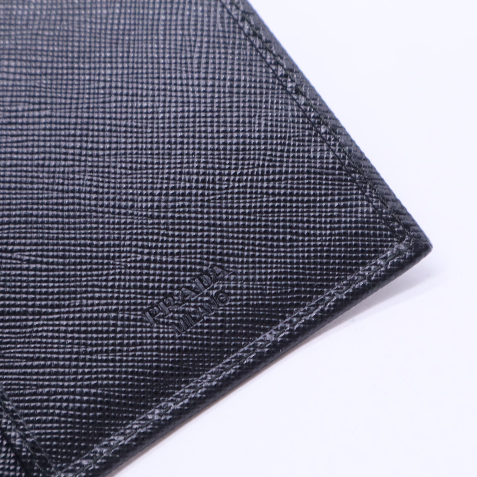 Coffee And baltic Blue Saffiano Leather Wallet W20374