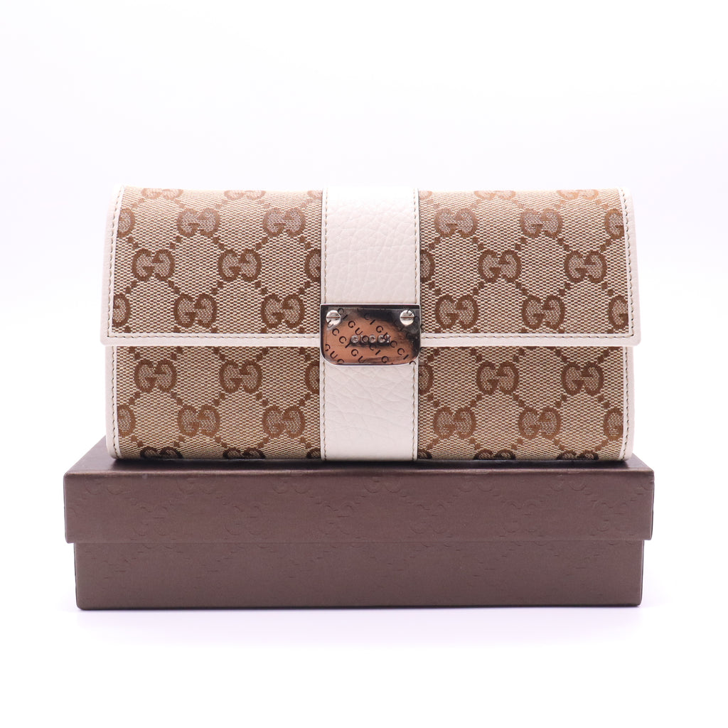 Monogram Continental Flap Wallet Coral W21563