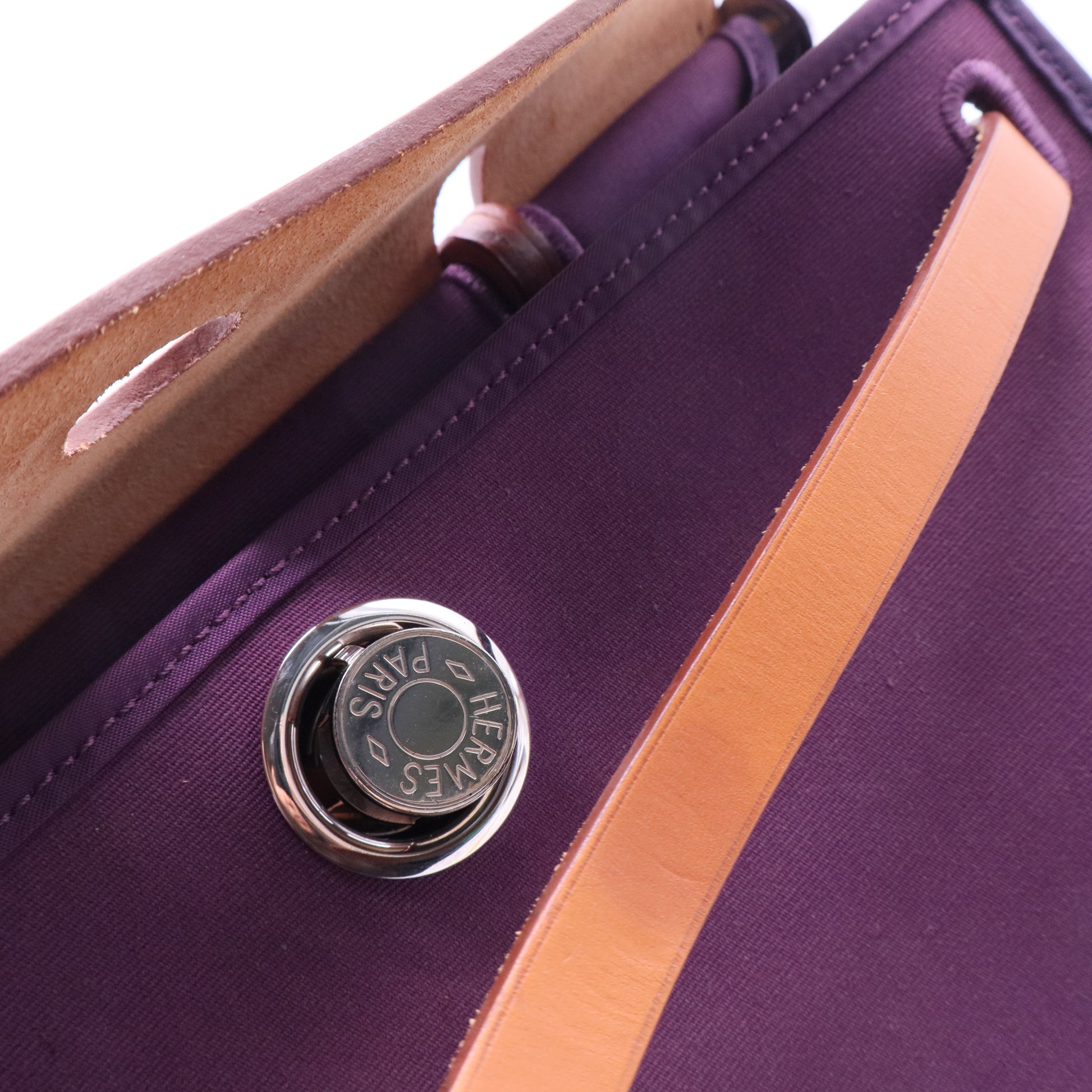 Herbag Zip Leather and Toile 31  B20223