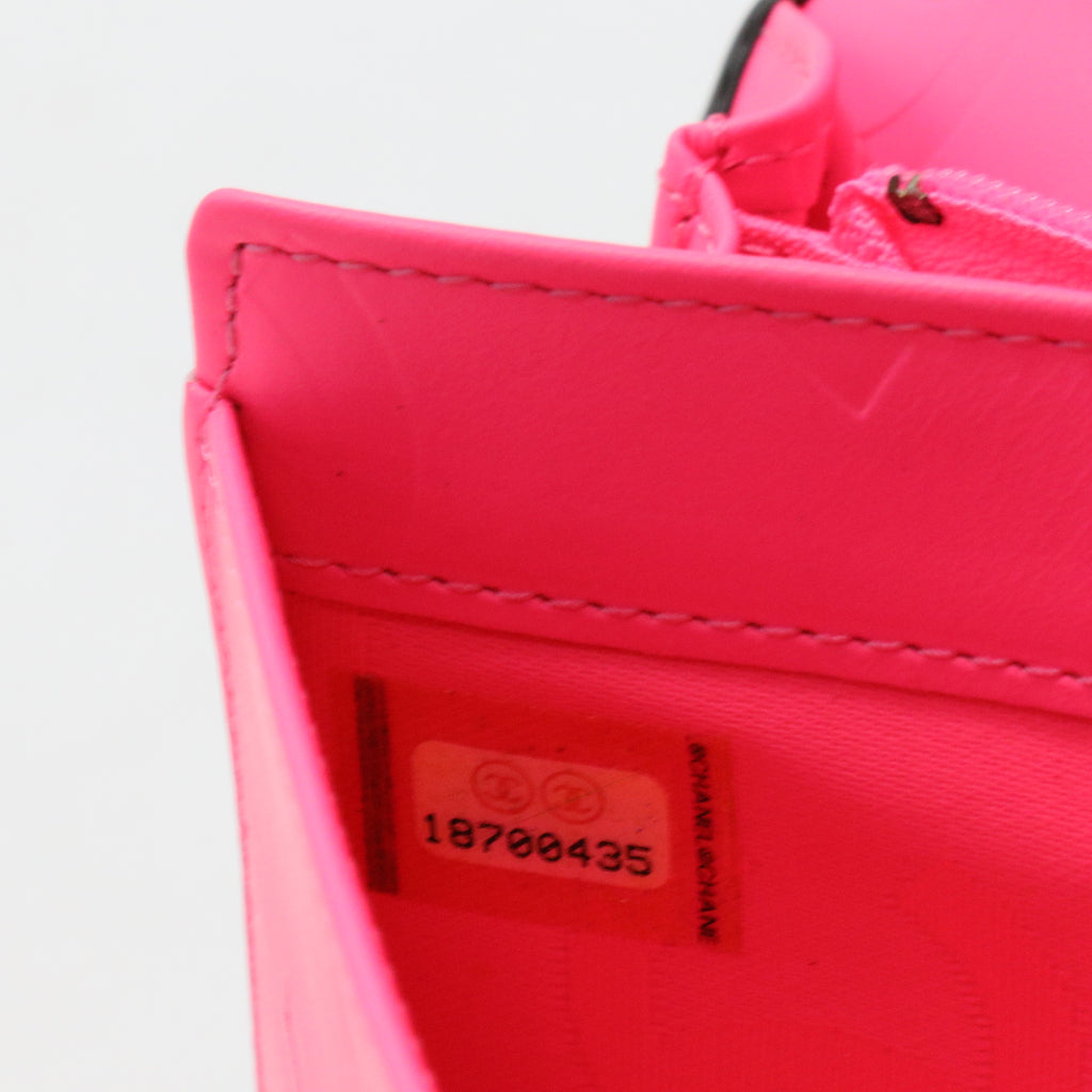 Cambon Bifold Wallet Quilted Lambskin Long