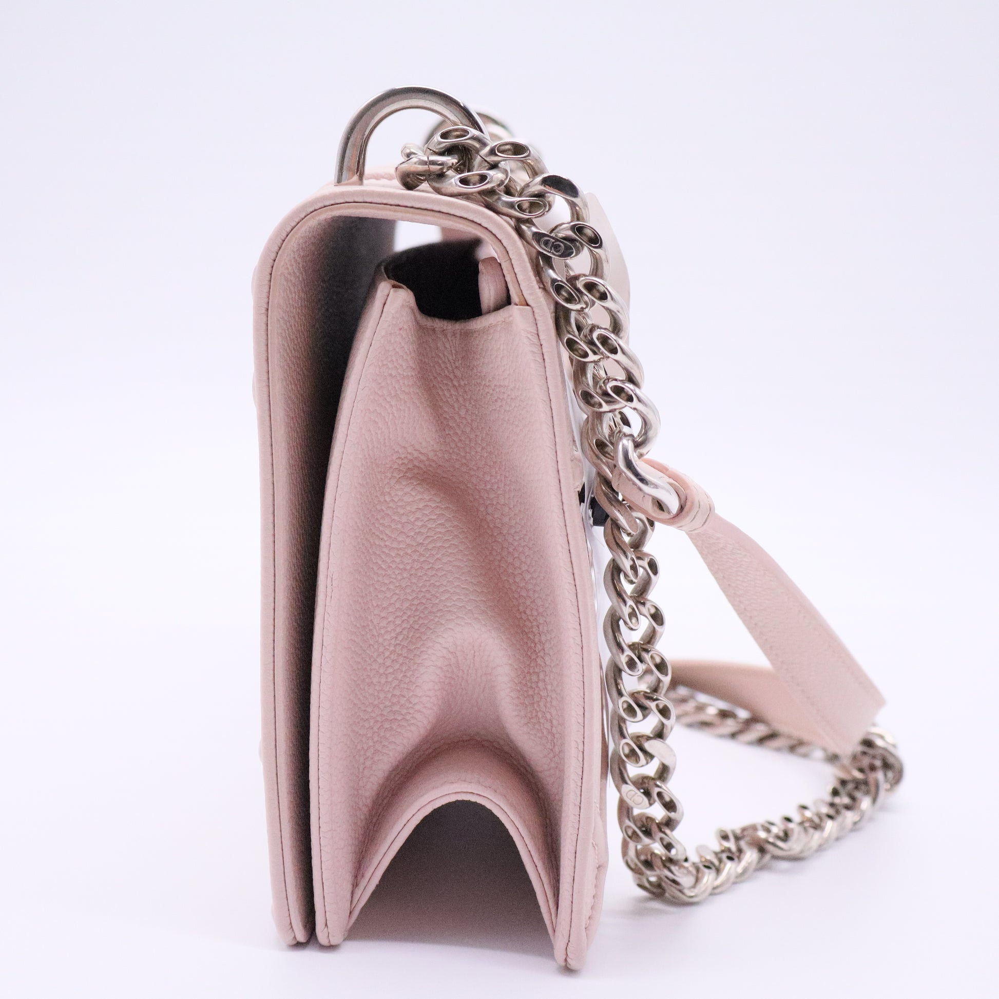 Grained Calfskin Medium Diorama Flap Bag