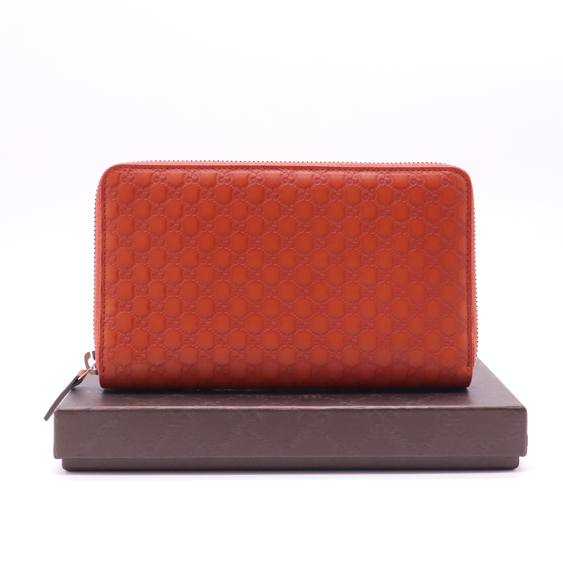 Gucci Microguccissima Zip Around Wallet W21571