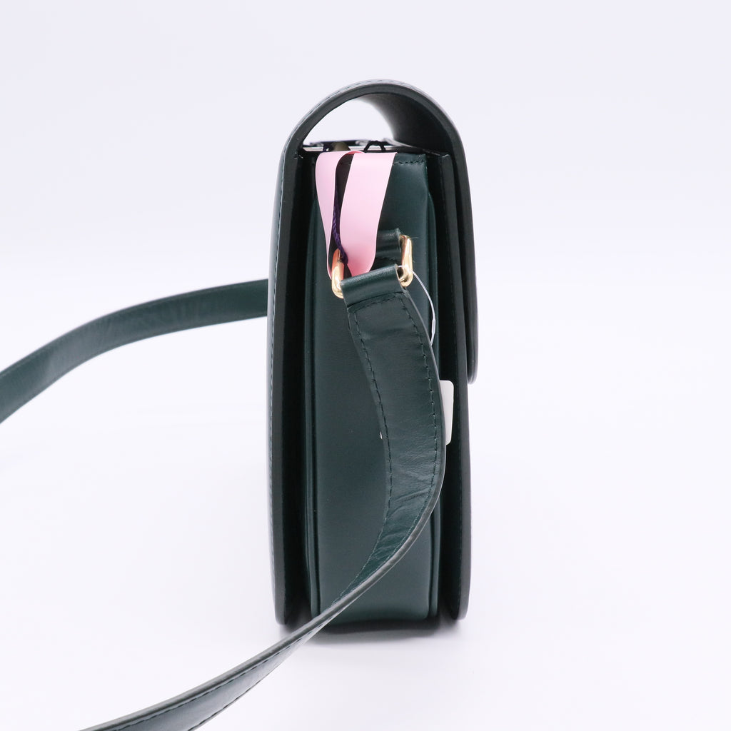 Triomphe Shoulder Bag Smooth Calfskin Medium Twins